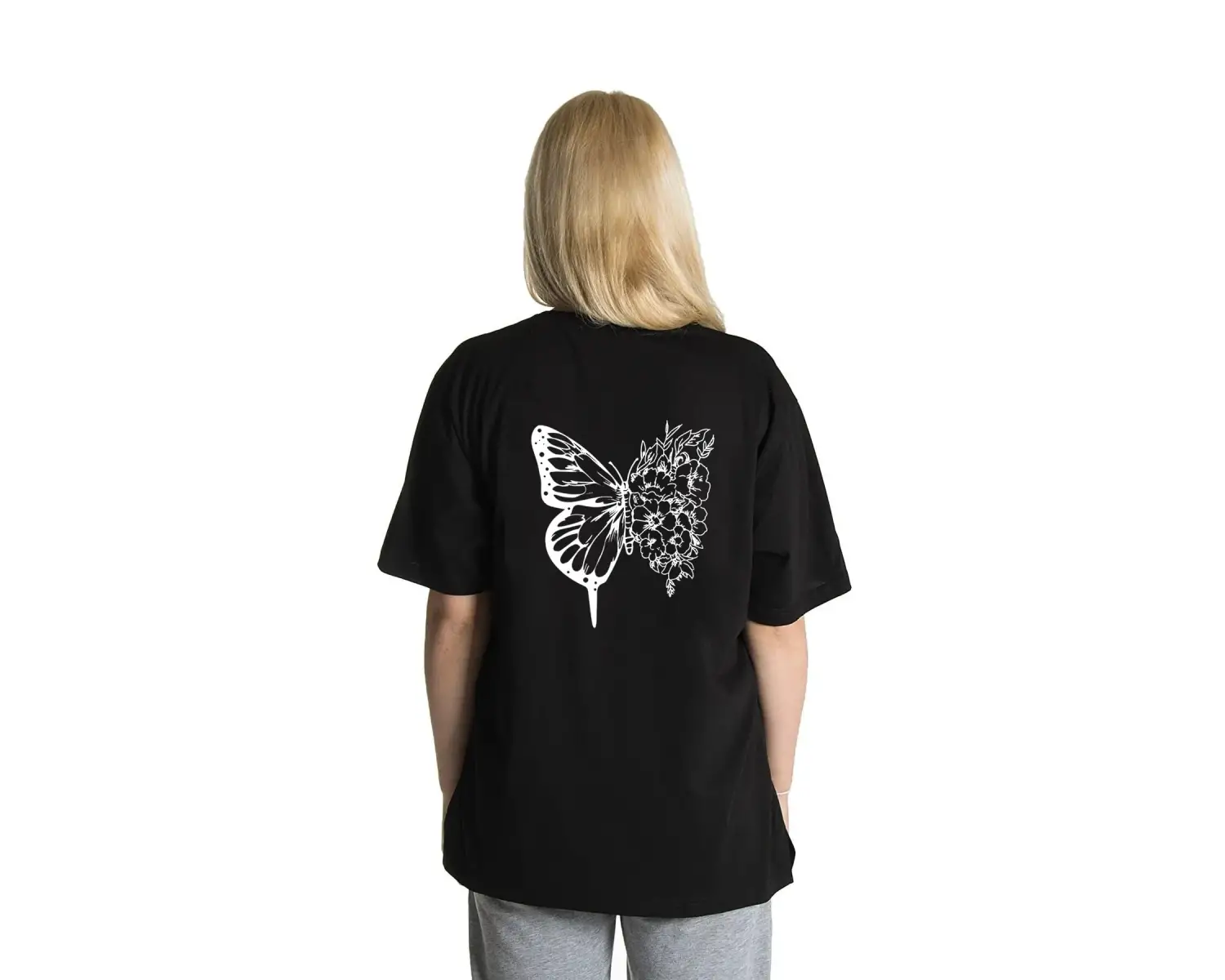 Unisex Şanslı Dragon Rahat Kesim Oversize T-shirt