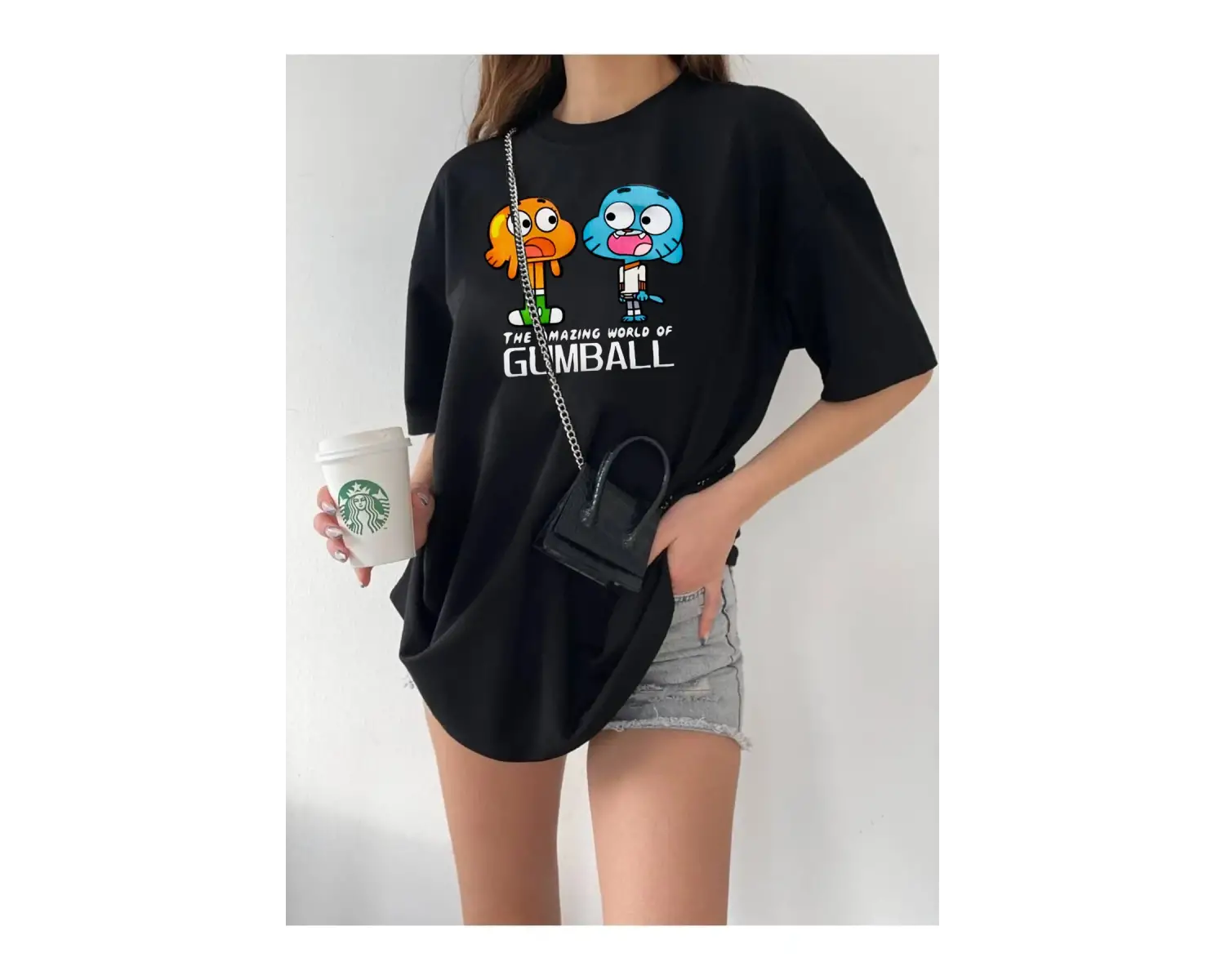 Unisex Şanslı Dragon Rahat Kesim Oversize T-shirt