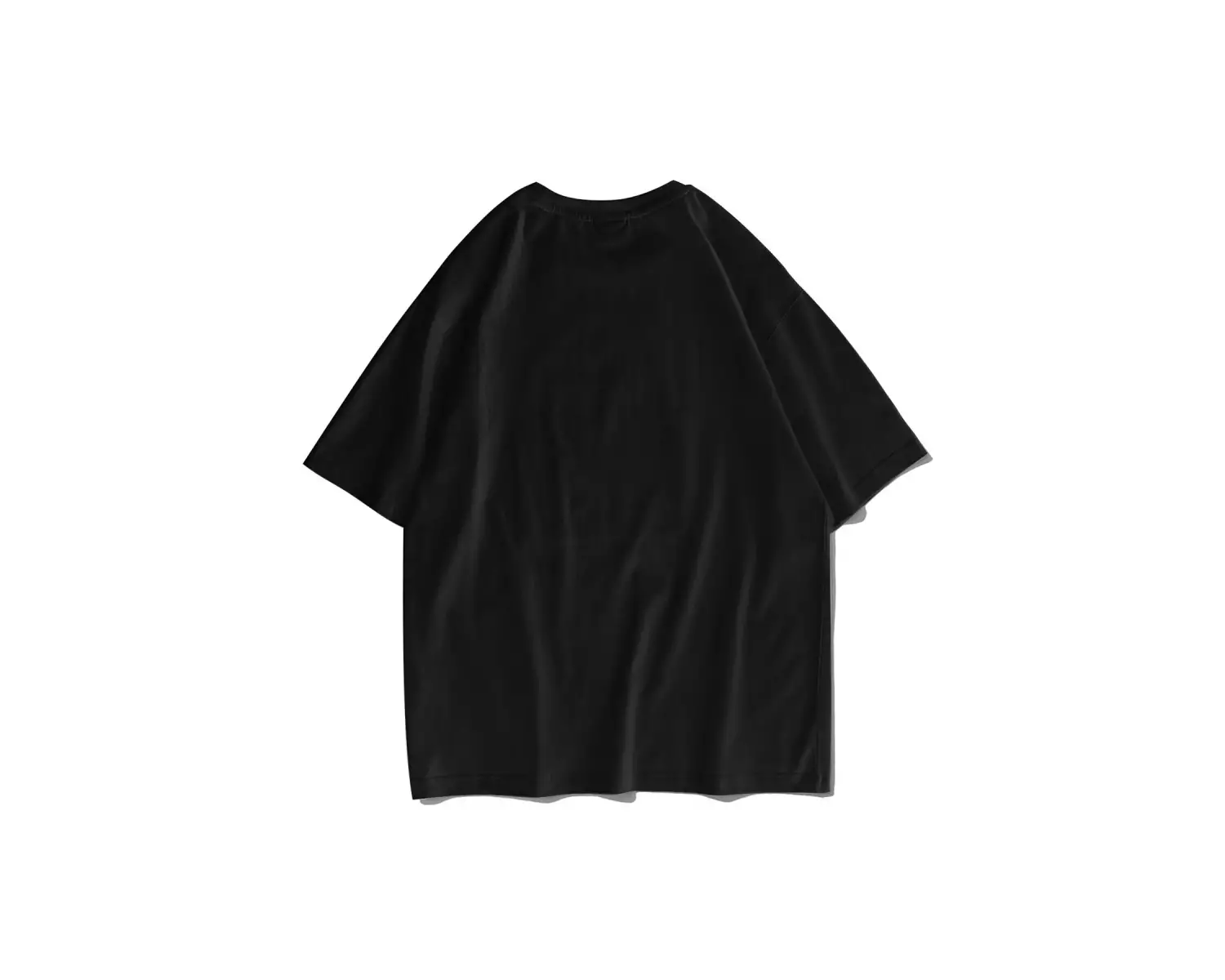 Unisex Satisfied Siyah Tshirt