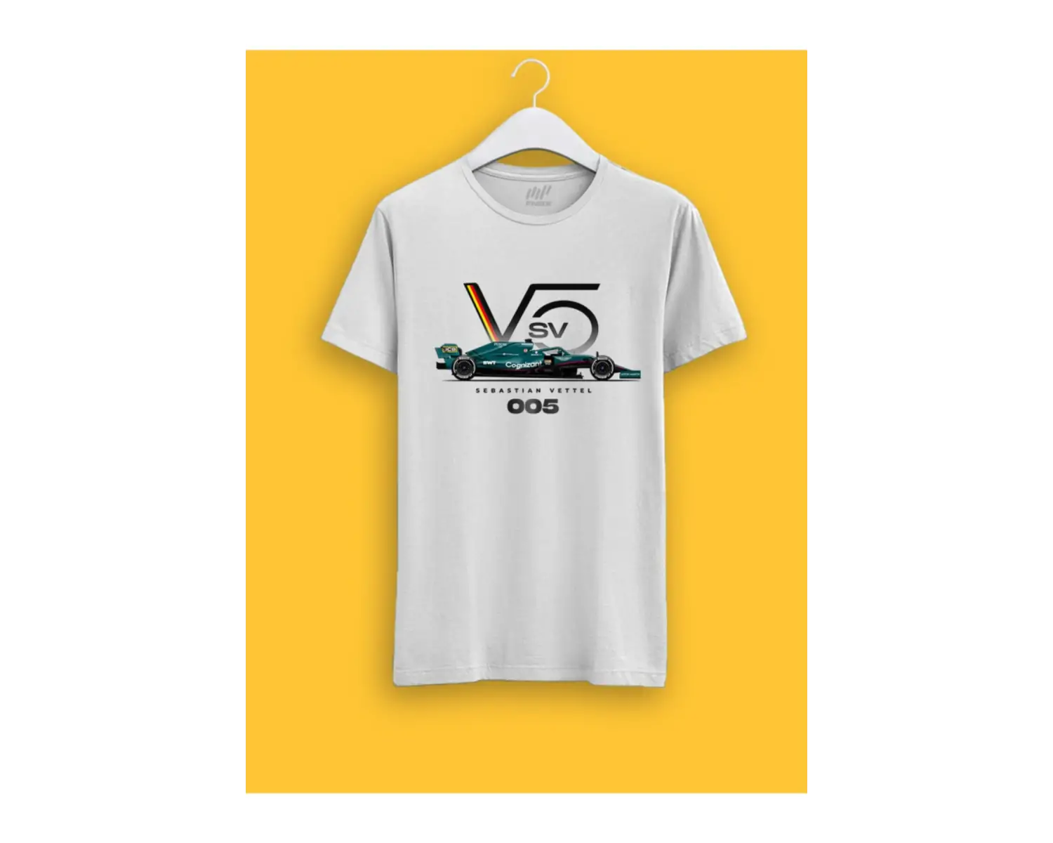 Unisex Sebastian Vettel  F1 Team Logo T-shirt