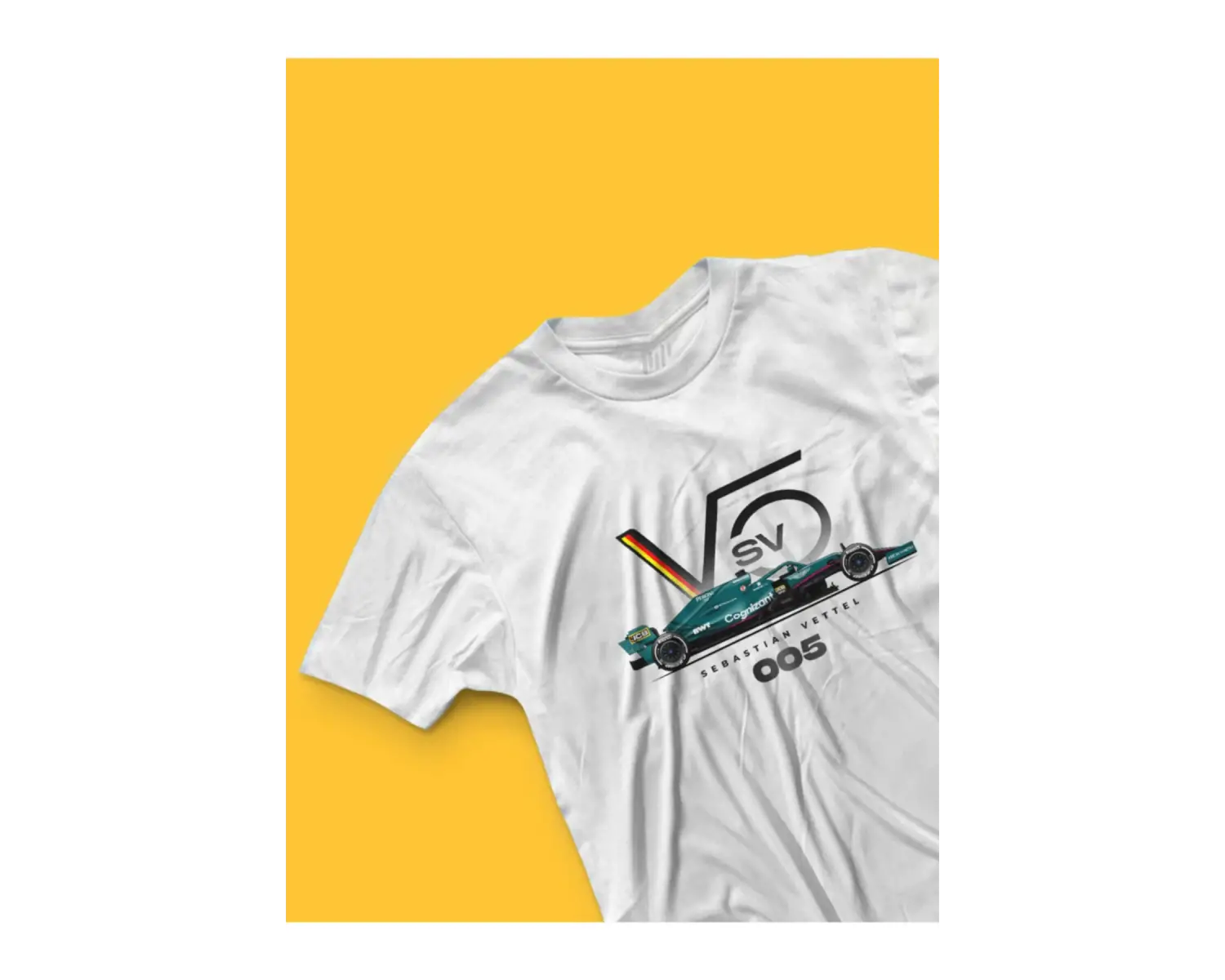 Unisex Sebastian Vettel  F1 Team Logo T-shirt