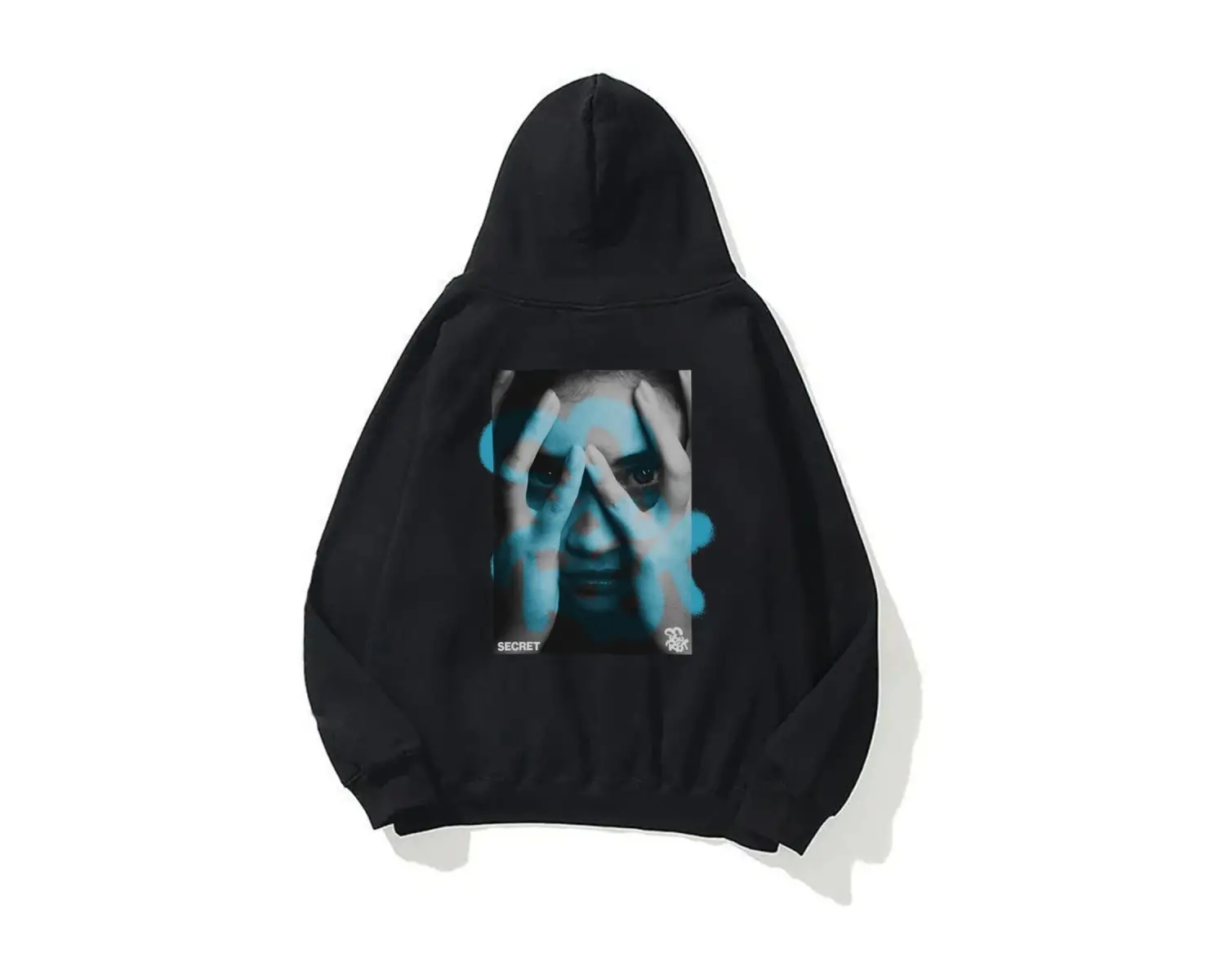 Unisex Secret Sweatshirt Hoodie Siyah
