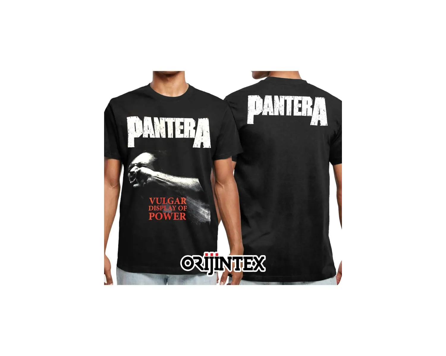 Unisex Siyah Baskılı