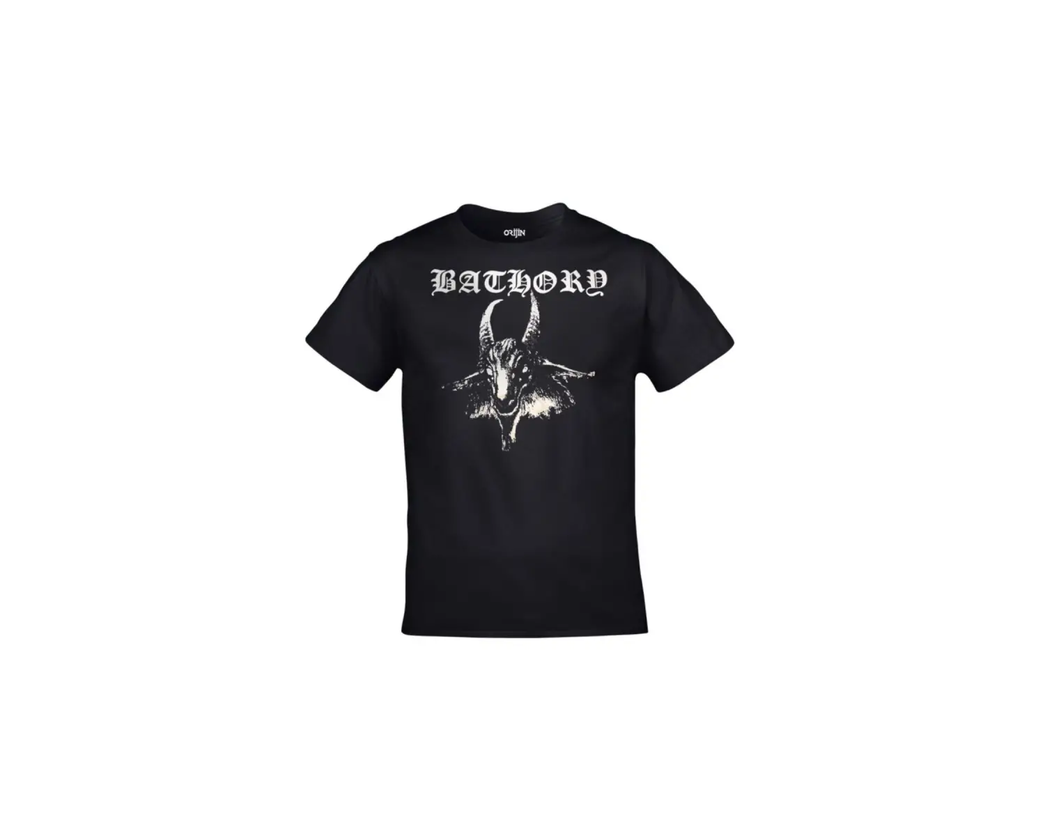 Unisex Siyah Bathory Ön Arka Baskılı