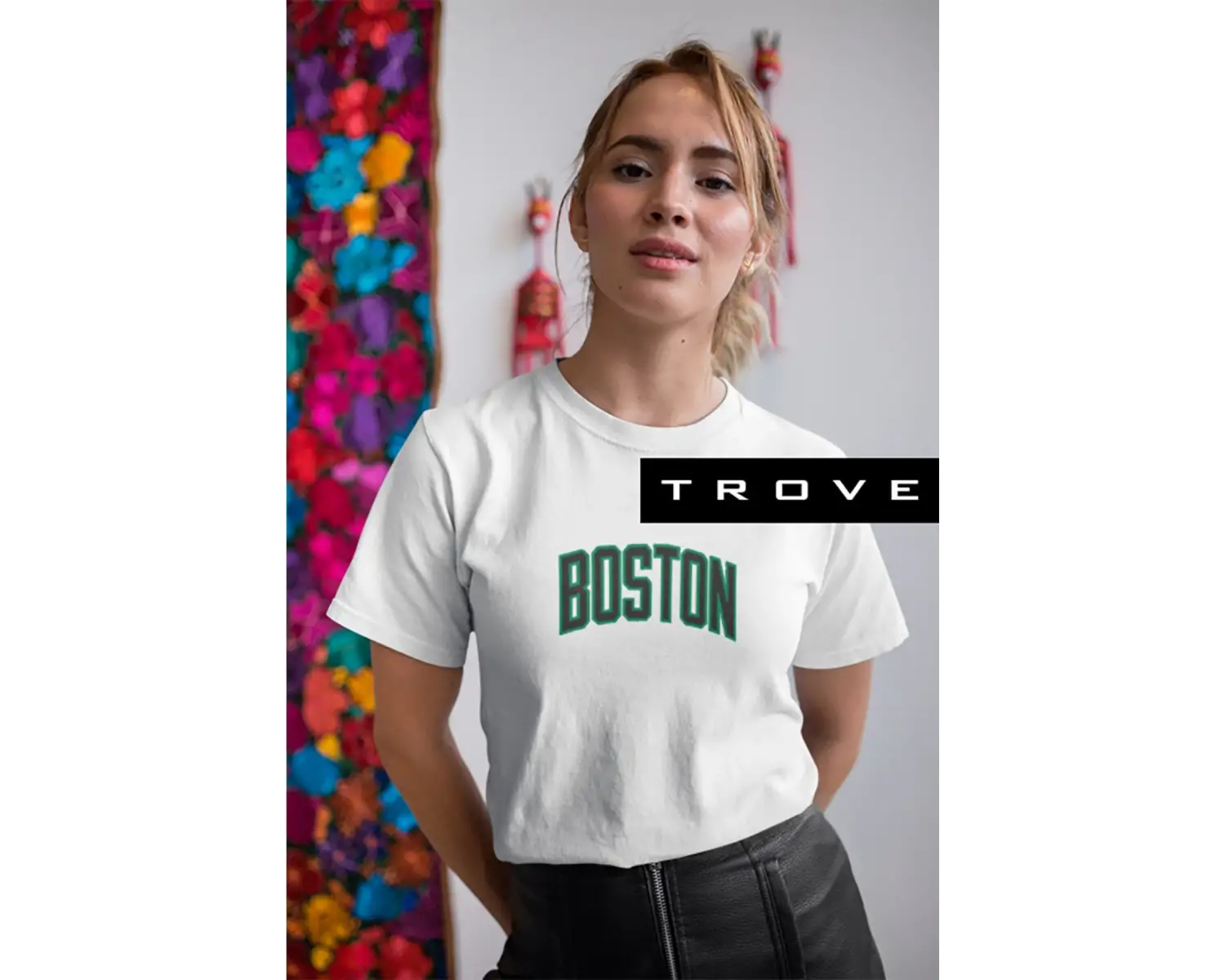 Unısex Siyah Beyaz Boston Baskılı Celtics % 100 Pamuk Tasarım T-shirt