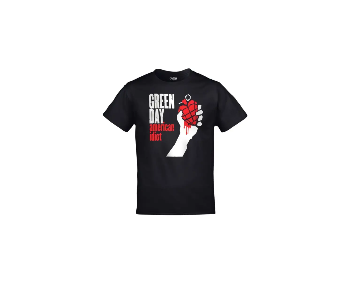 Unisex Siyah Green Day American Idiot Baskılı