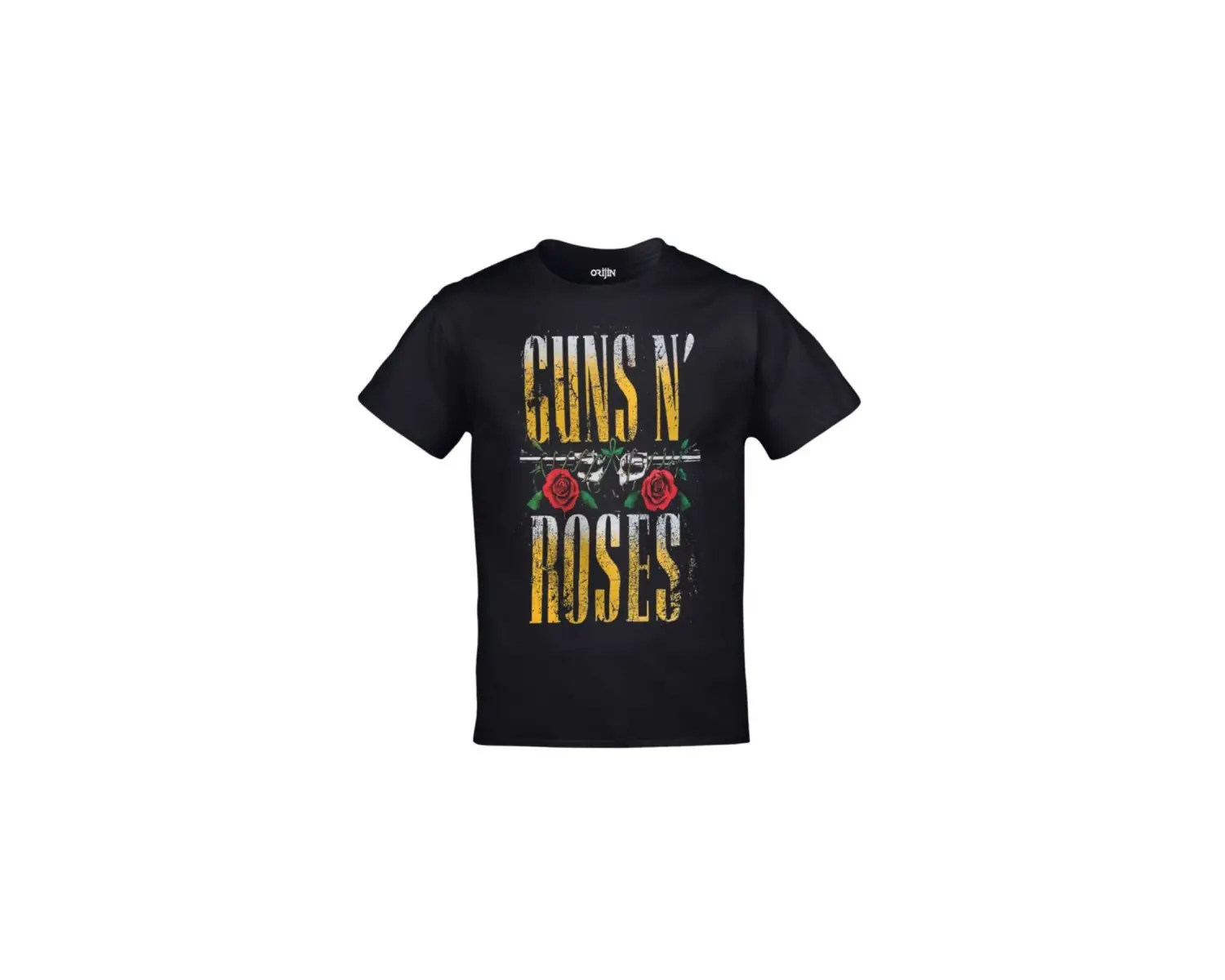 Unisex Siyah Guns N Roses 3 Baskılı