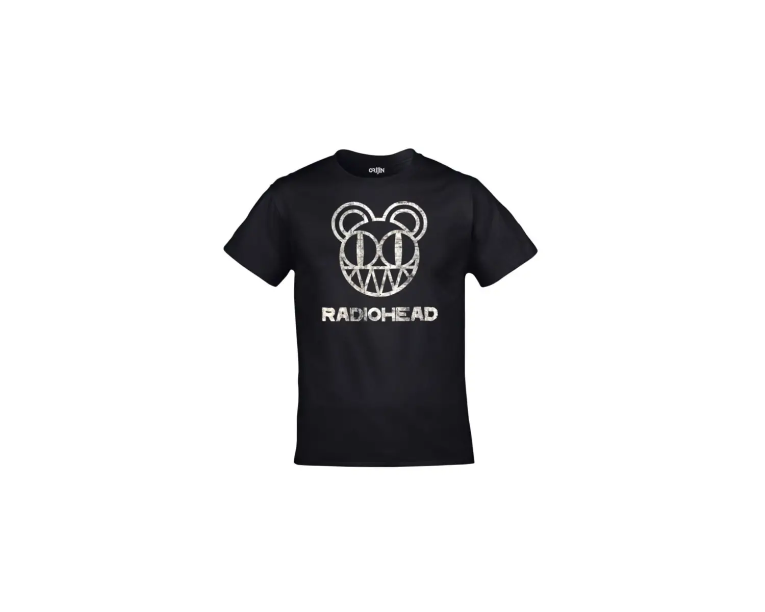 Unisex Siyah Radiohead Logo Baskılı