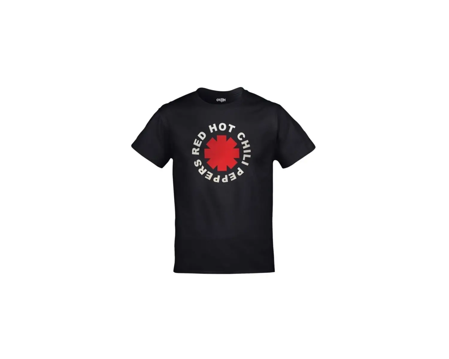 Unisex Siyah Red Hot Chili Peppers Logo Baskılı