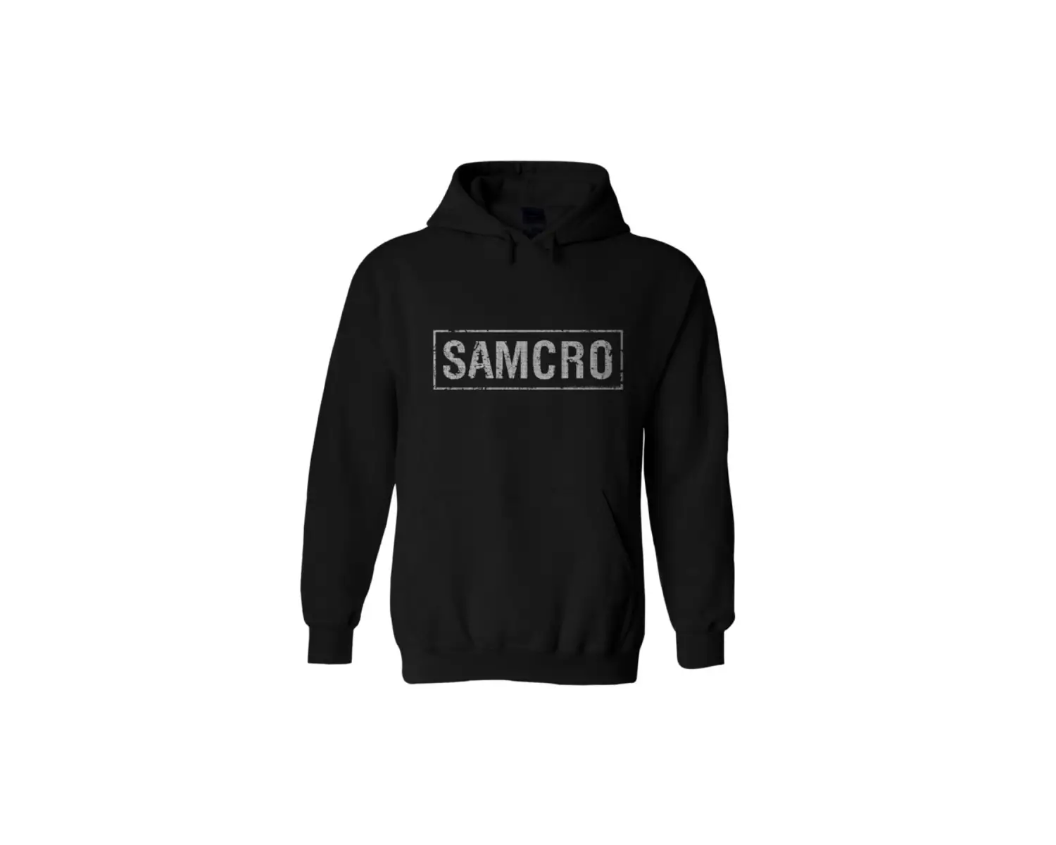 Unisex Siyah Samcro Sons Of Anarchy Sırt Baskılı Sweatshirt