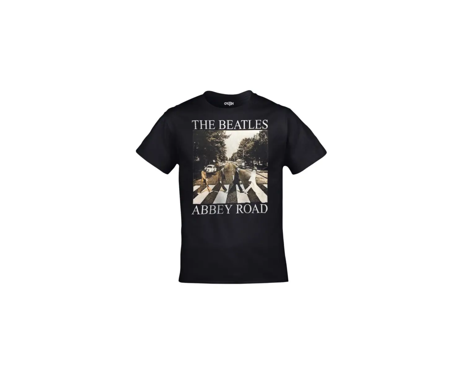 Unisex Siyah The Beatles Abbey Road Baskılı
