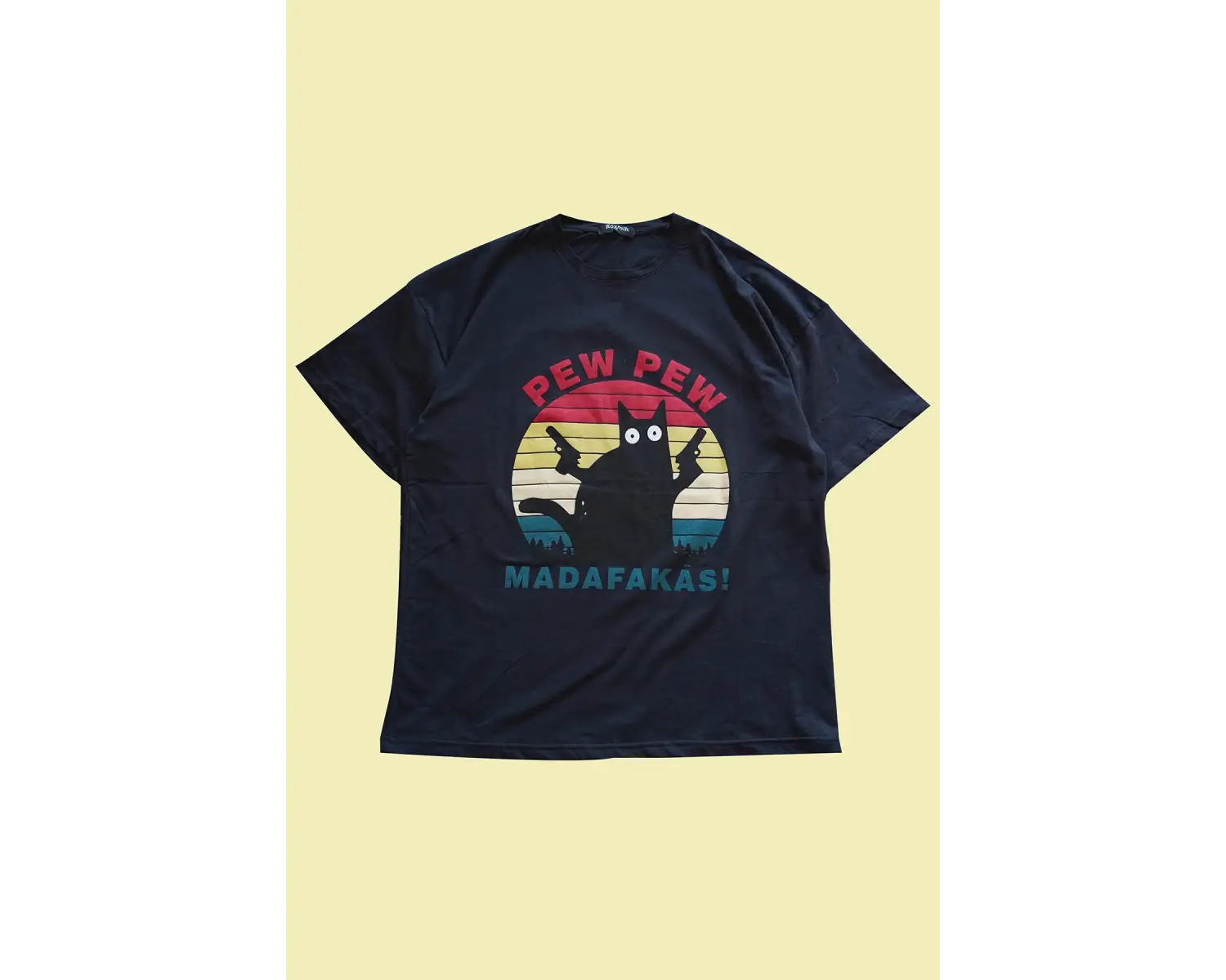 Unisex Siyah Tişört