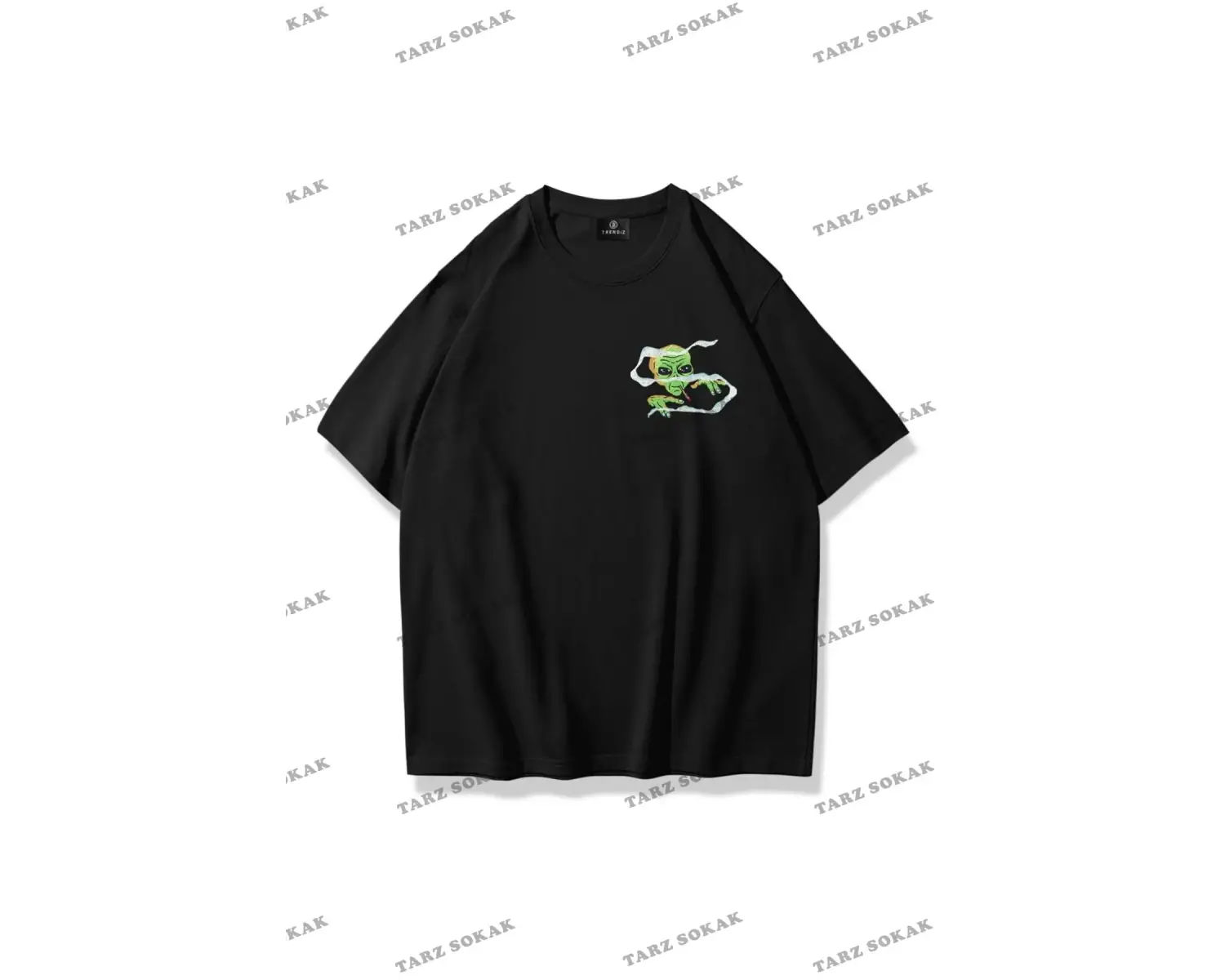 Unisex Smoking Alien Tshirt