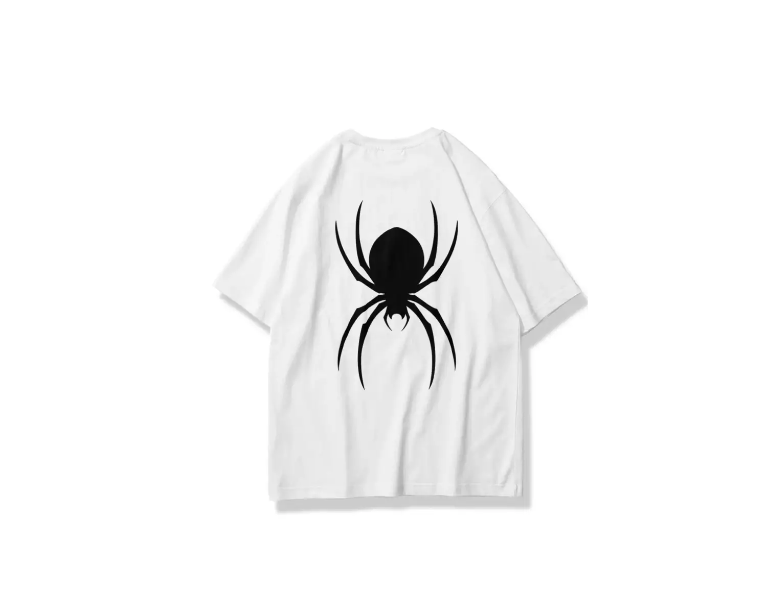 Unisex Spider Tshirt Beyaz