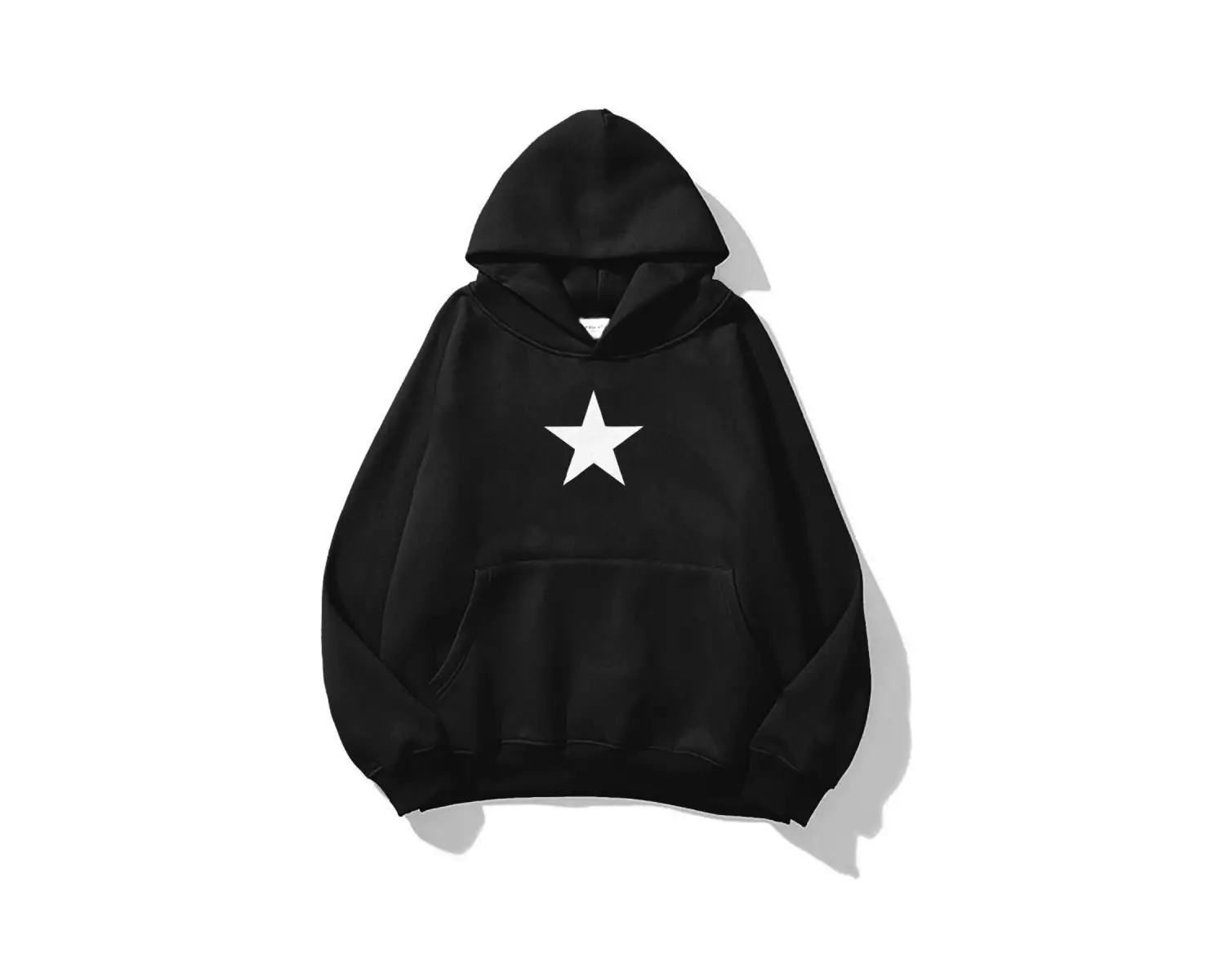 Unisex Star Sweatshirt Siyah