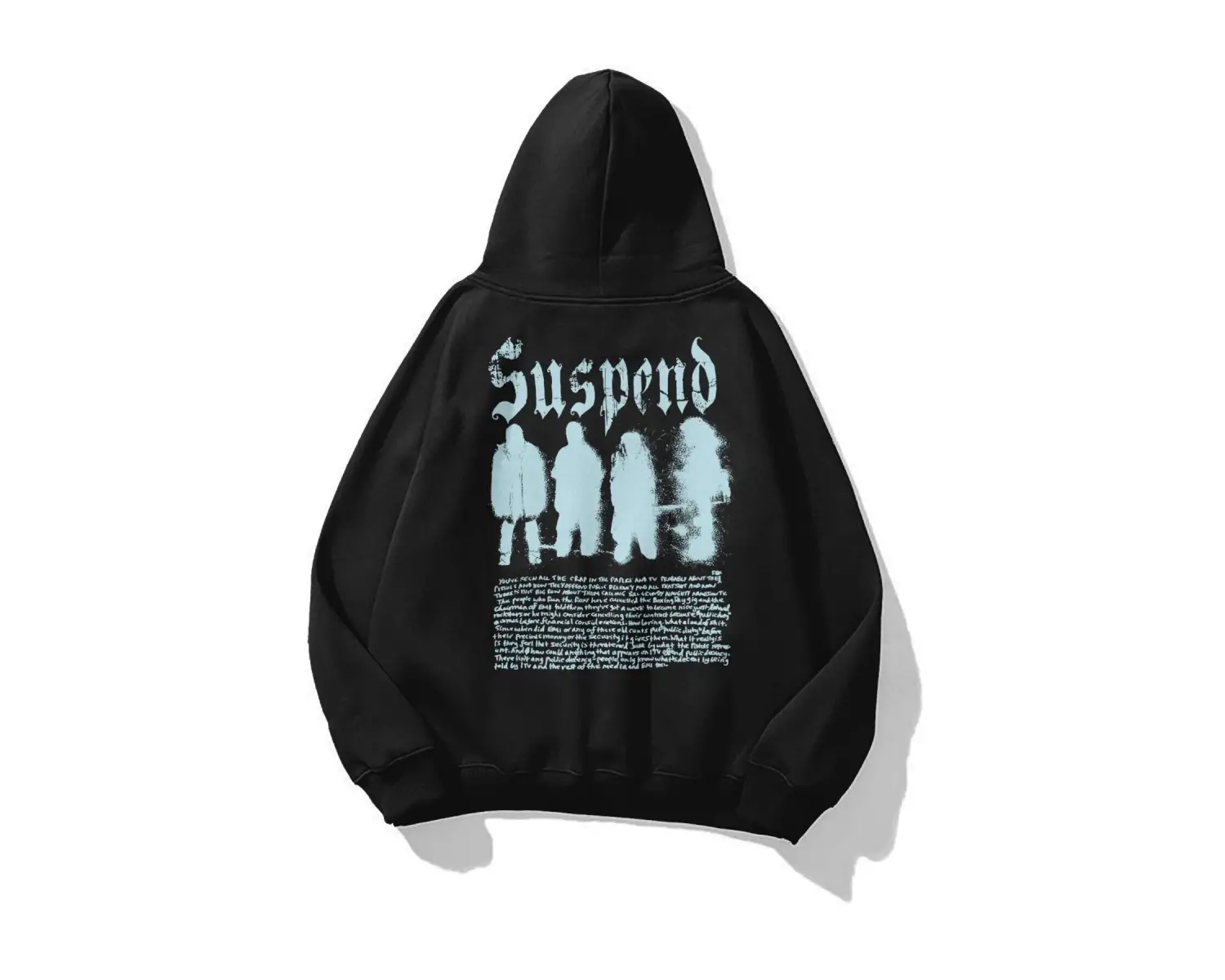 Unisex Suspend Sweatshirt Siyah