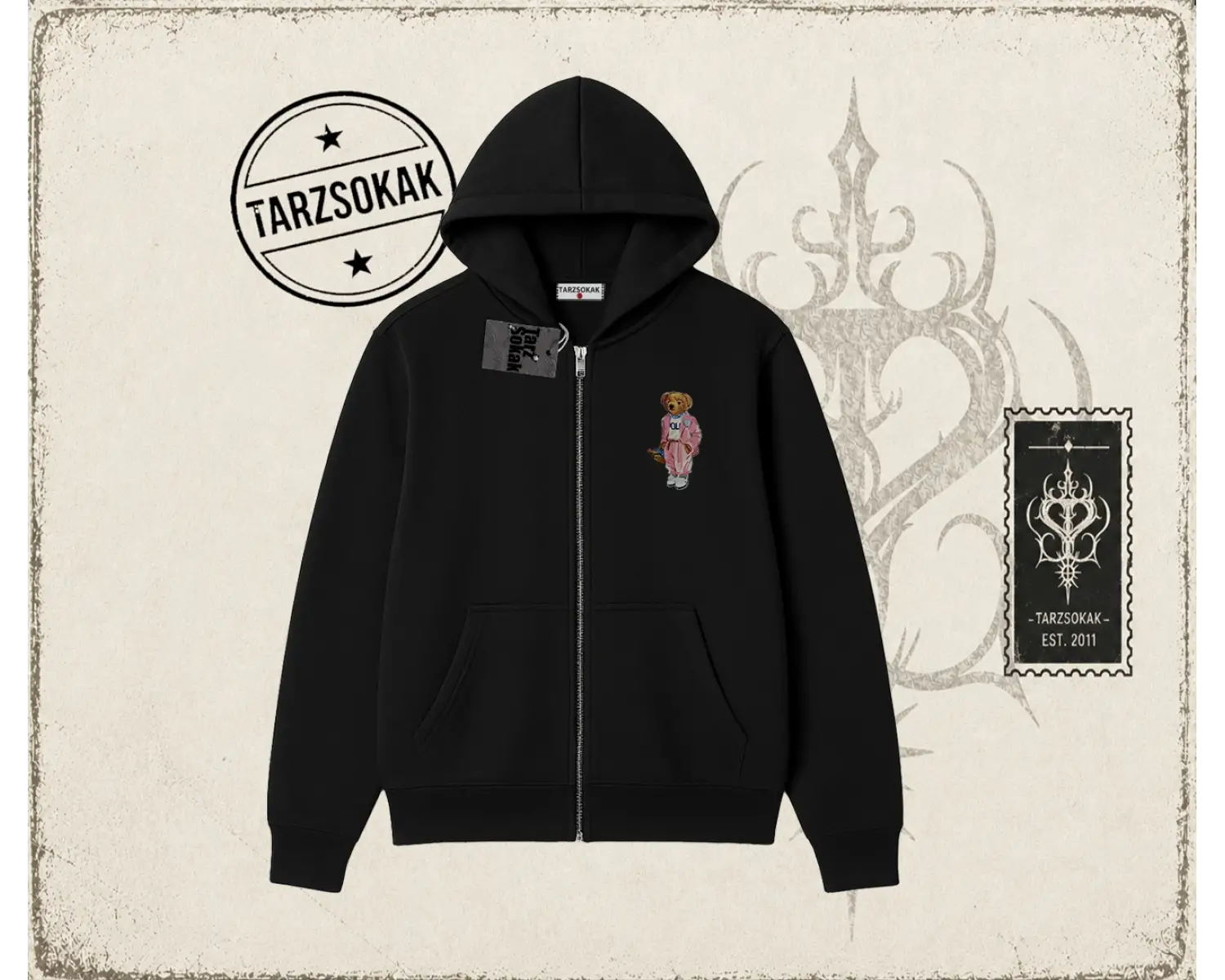 Unisex Teddy Oversize Unisex Hırka & Çeket Fermuarlı Sweatshirt Beyaz