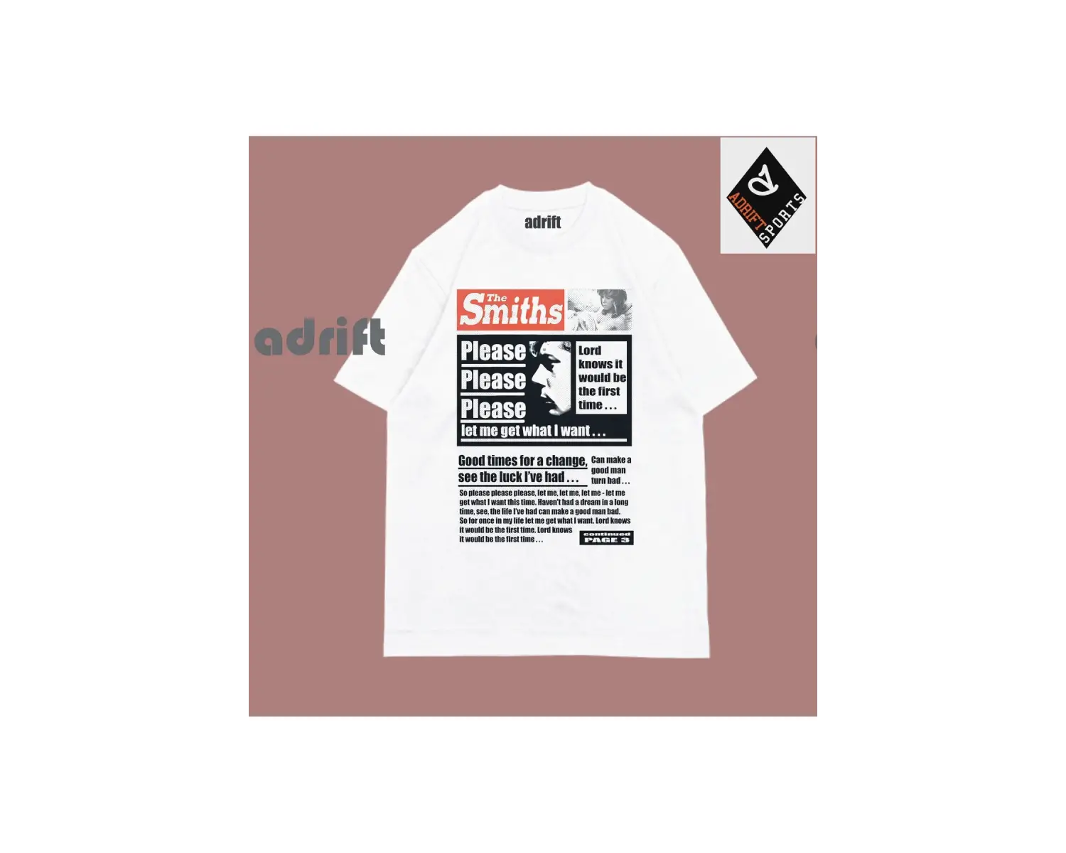 Unisex The Smiths Unisex Oversize Kalıp