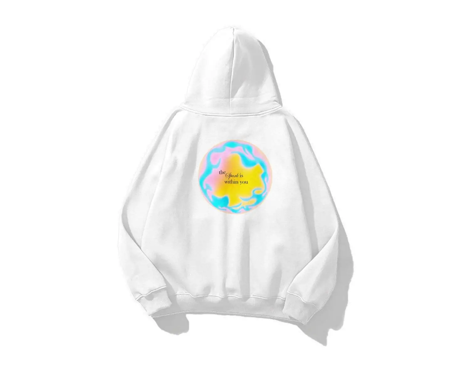 Unisex The Spark Sweatshirt Beyaz