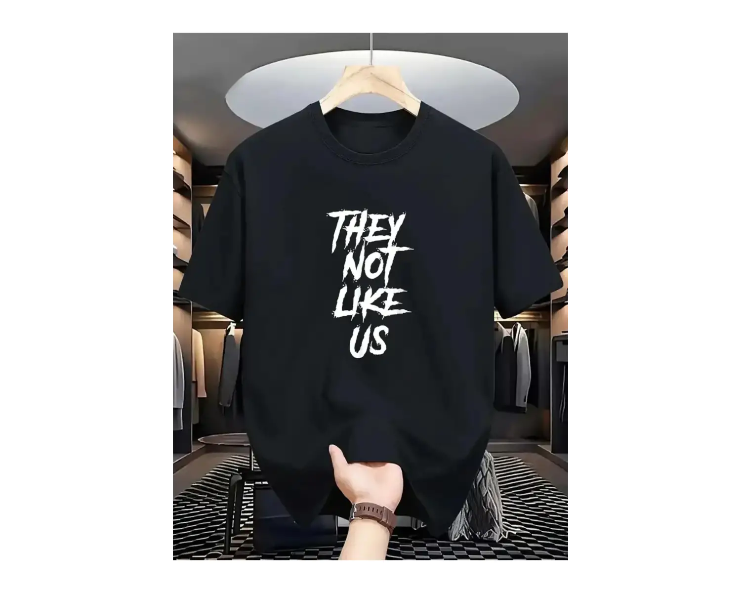 Unisex They Not Like Us Baskılı Oversize