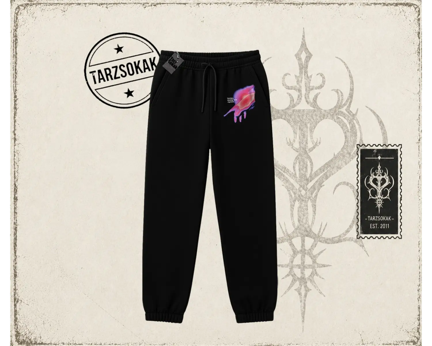 Unisex Ungrateful Unisex Jogger Eşofman Altı Beyaz