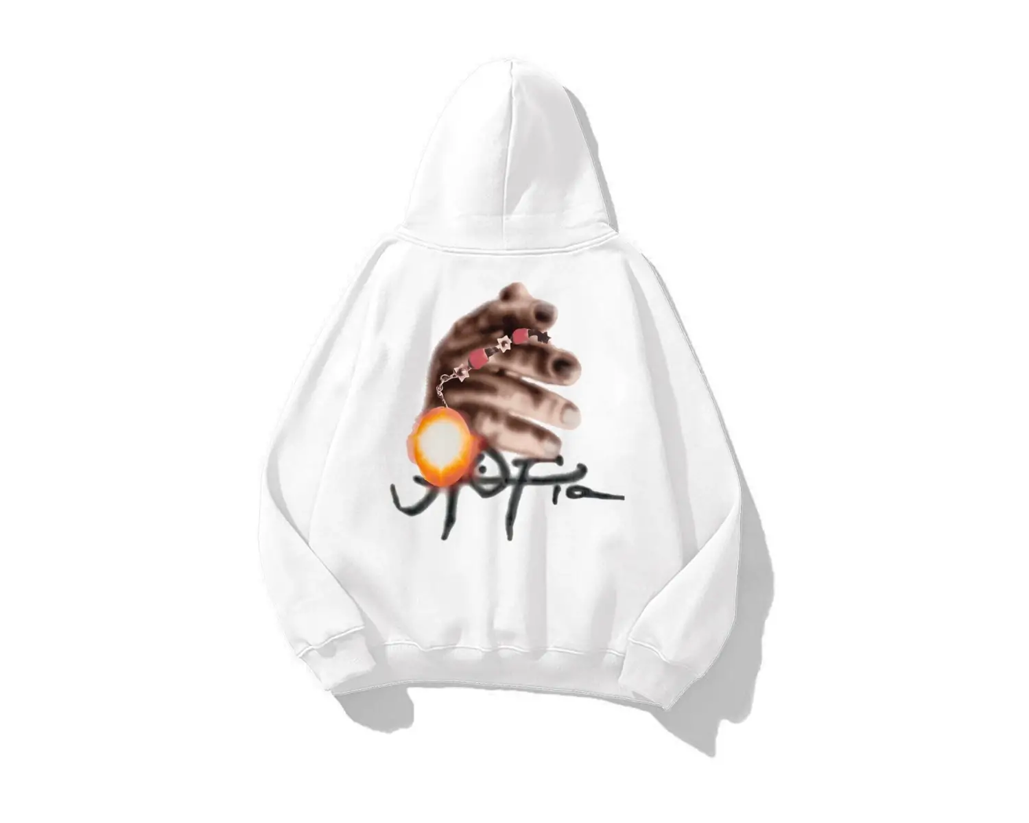 Unisex Utopia Light Travis Scott Sweatshirt Hoodie Beyaz