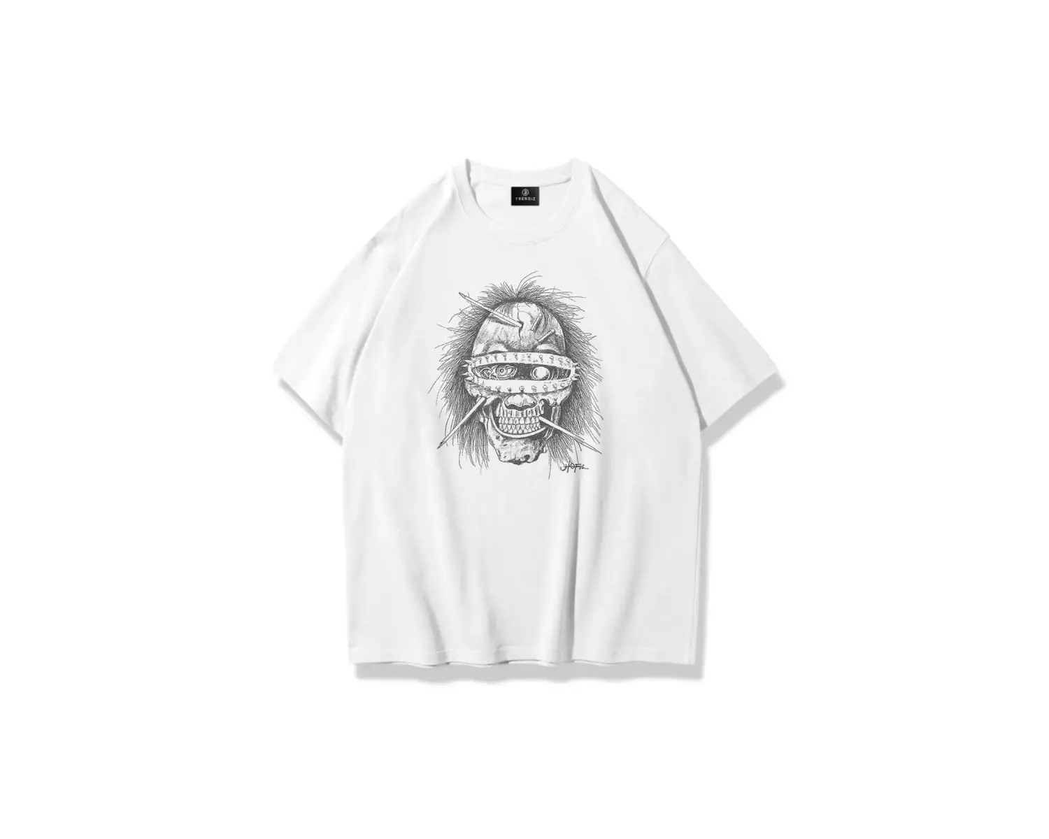 Unisex Utopia Psycho Travis Scott Tshirt Beyaz