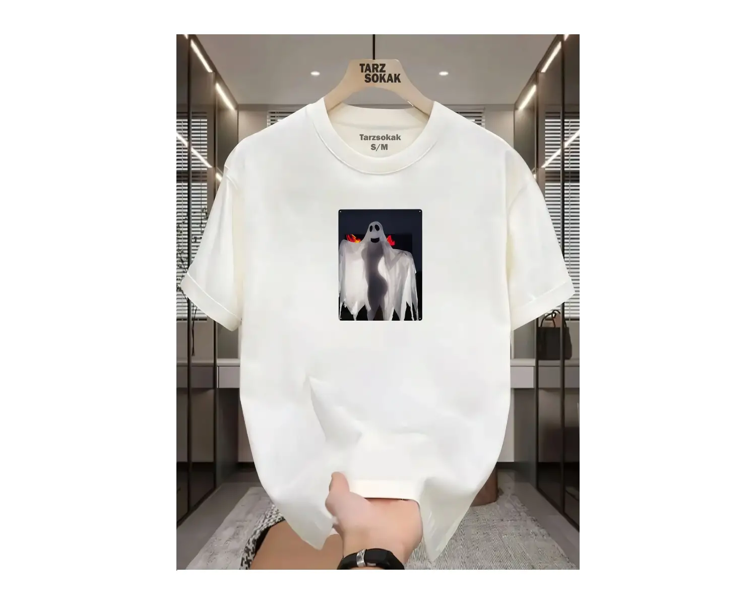 UNİSEX Vintage Esintili T-shirt