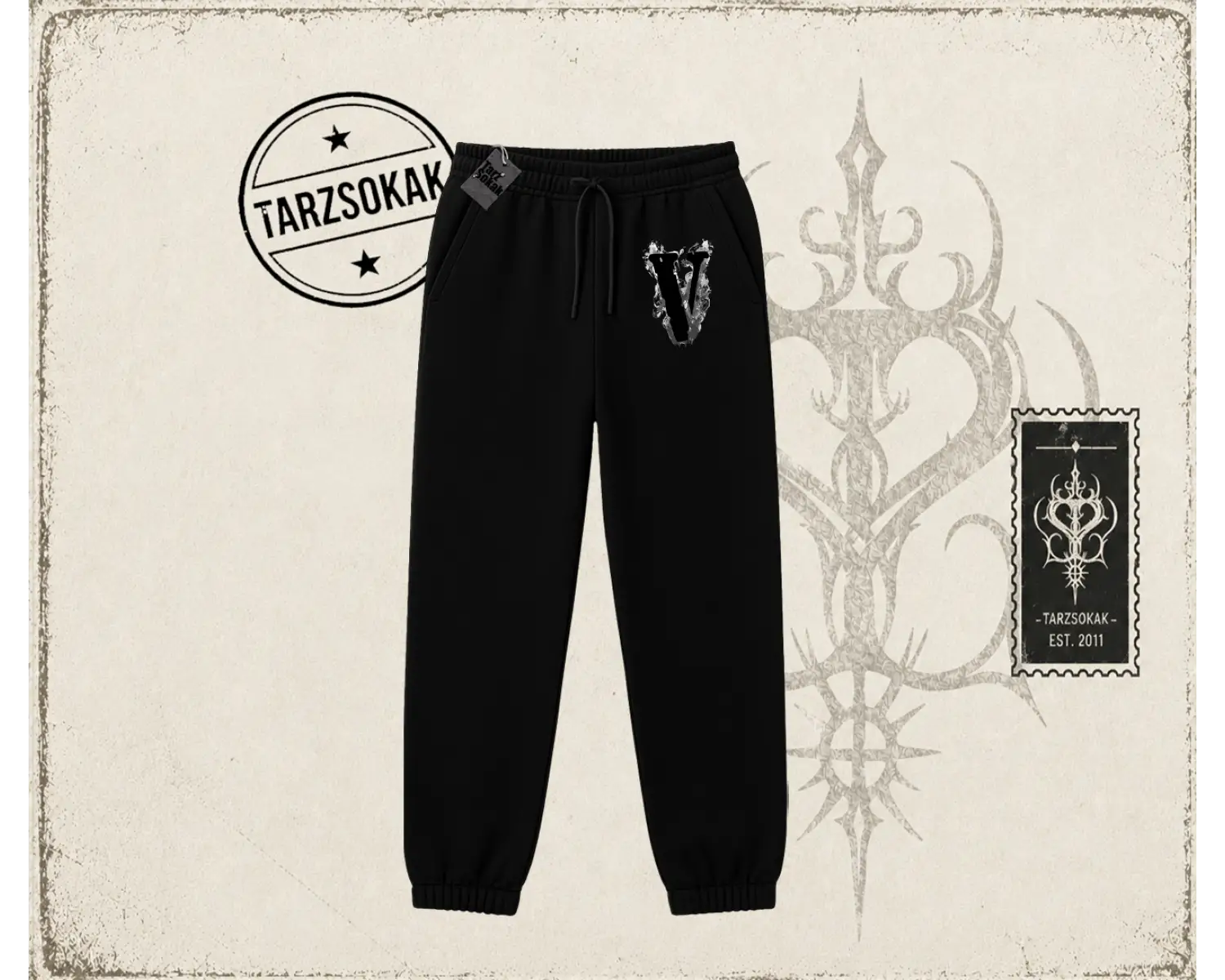 Unisex Vlone Unisex Jogger Eşofman Altı Beyaz