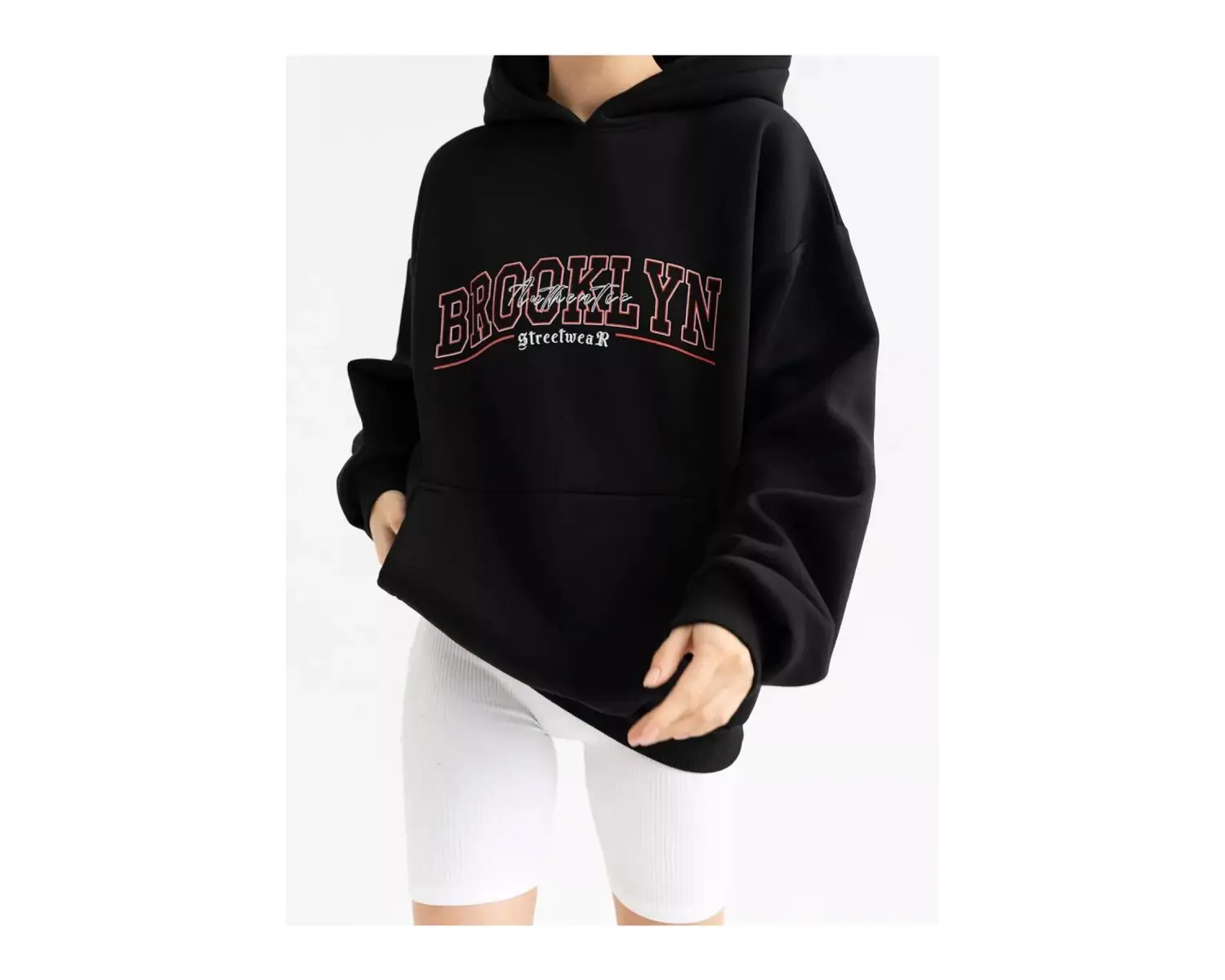 Unisex We All Know Sweatshirt Hoodie Beyaz