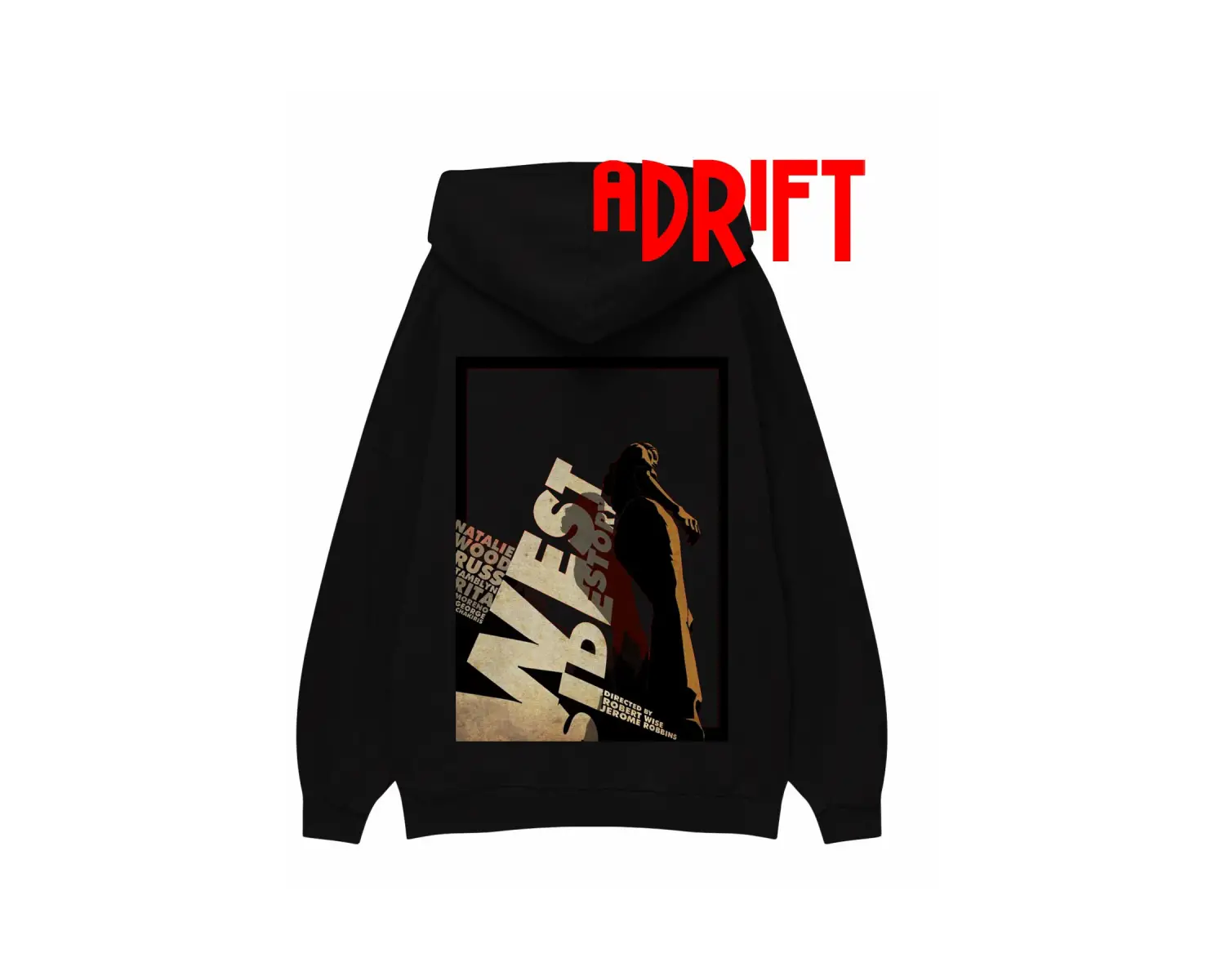 Unisex West Özel Tasarım Swearshirt Hoodie Beyaz