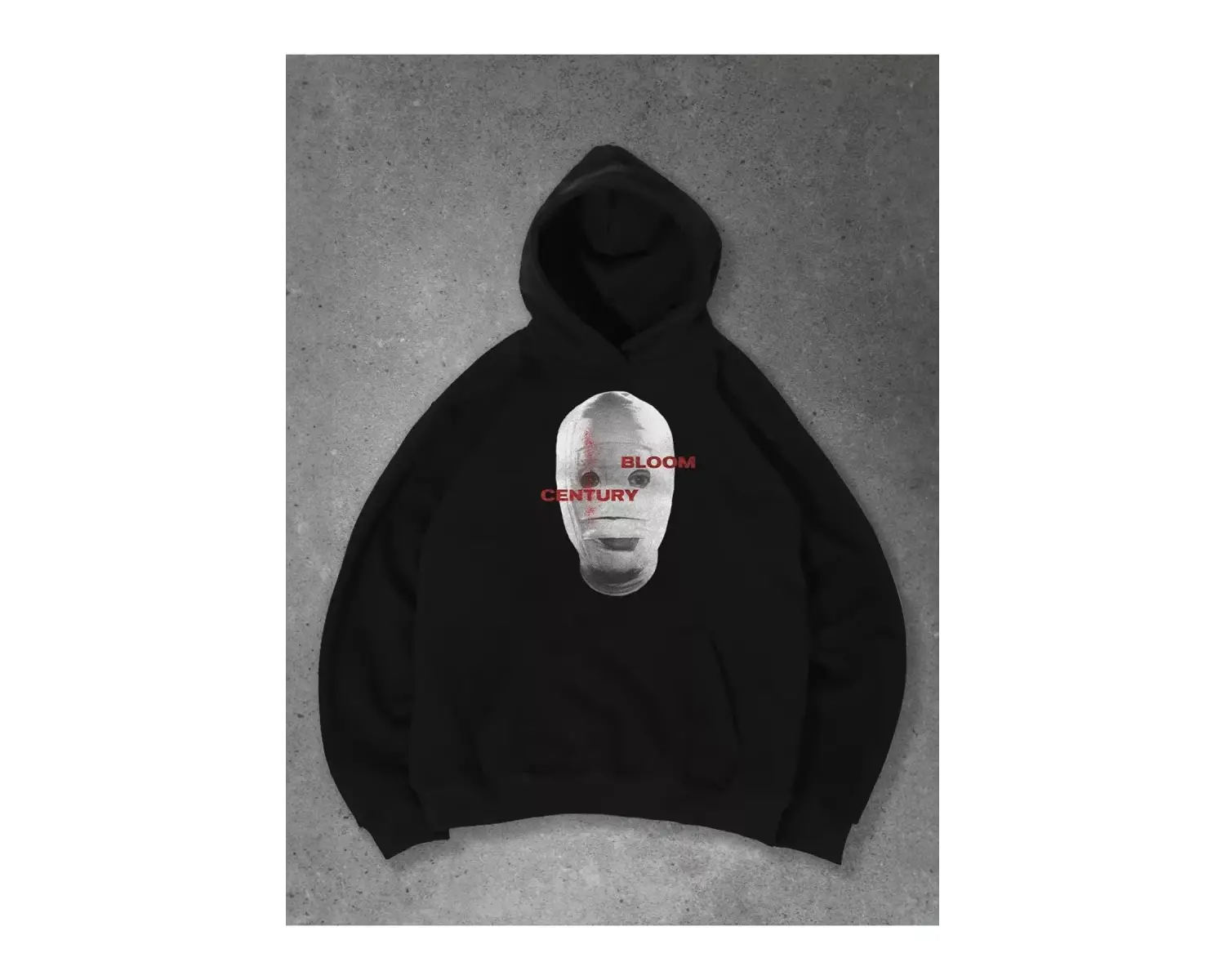 Unisex Wrapped in Bandages Sweatshirt Siyah