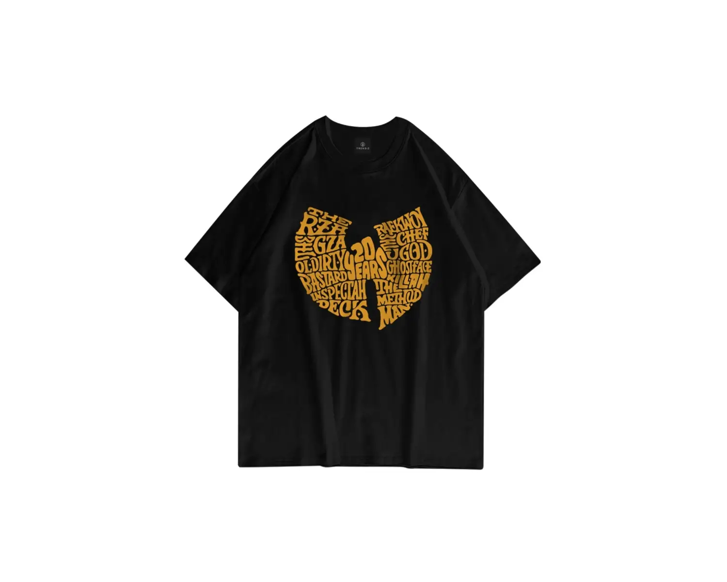 Unisex Wu-tang Clan 20 Years Siyah Tshirt