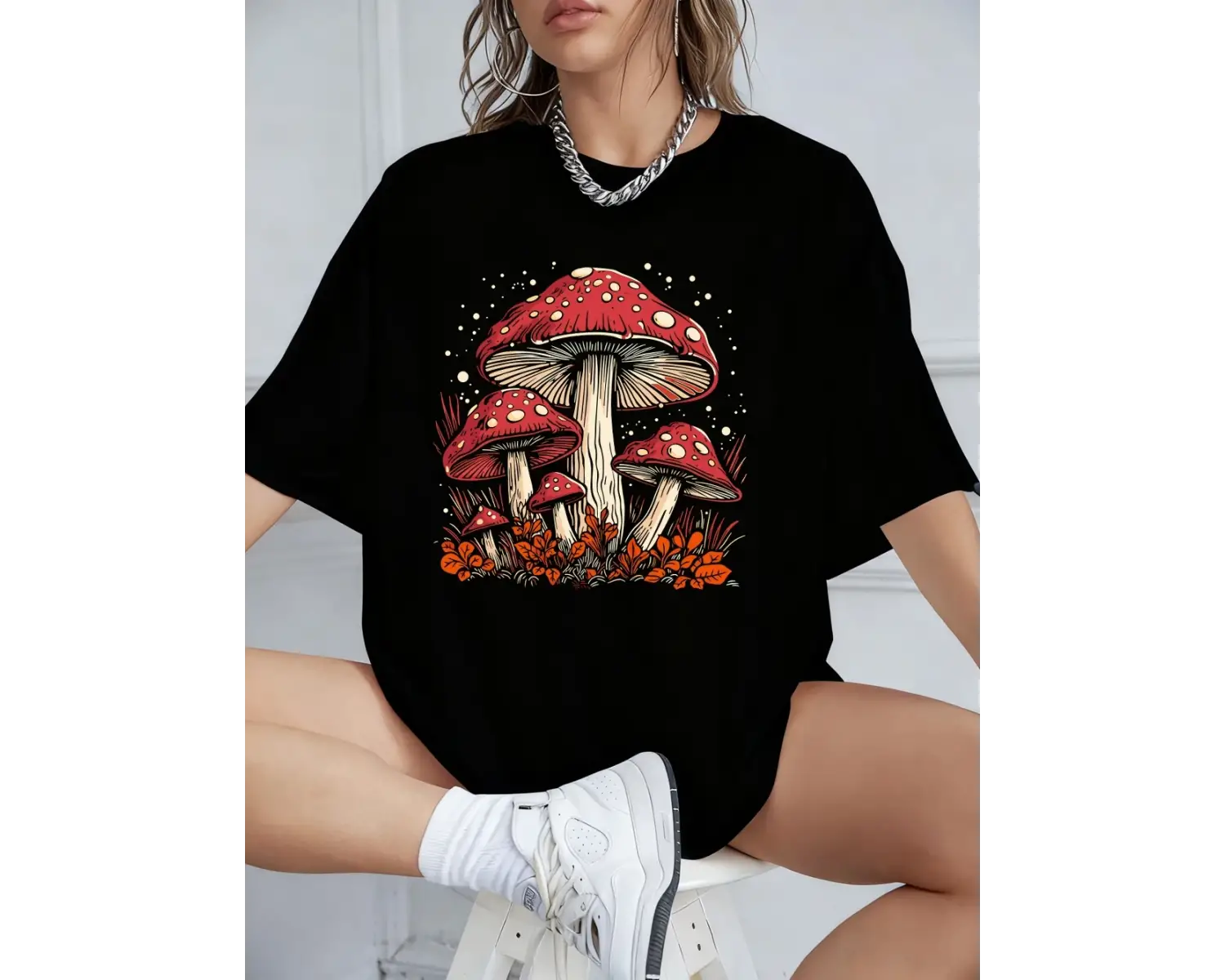 Urban Pop Graphic Kadın Tişört KoleksiyonuKod 5086