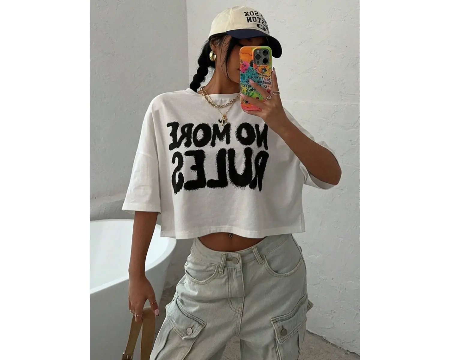 Urban Pop Graphic Kadın Tişört KoleksiyonuKod 5096