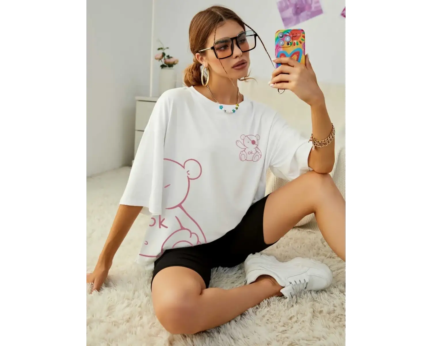 Urban Pop Graphic Kadın Tişört KoleksiyonuKod 5102