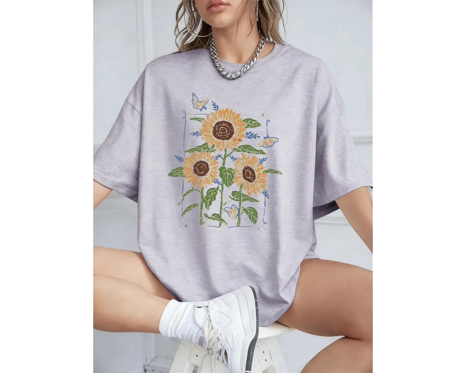 Urban Pop Graphic Kadın Tişört KoleksiyonuKod 5107