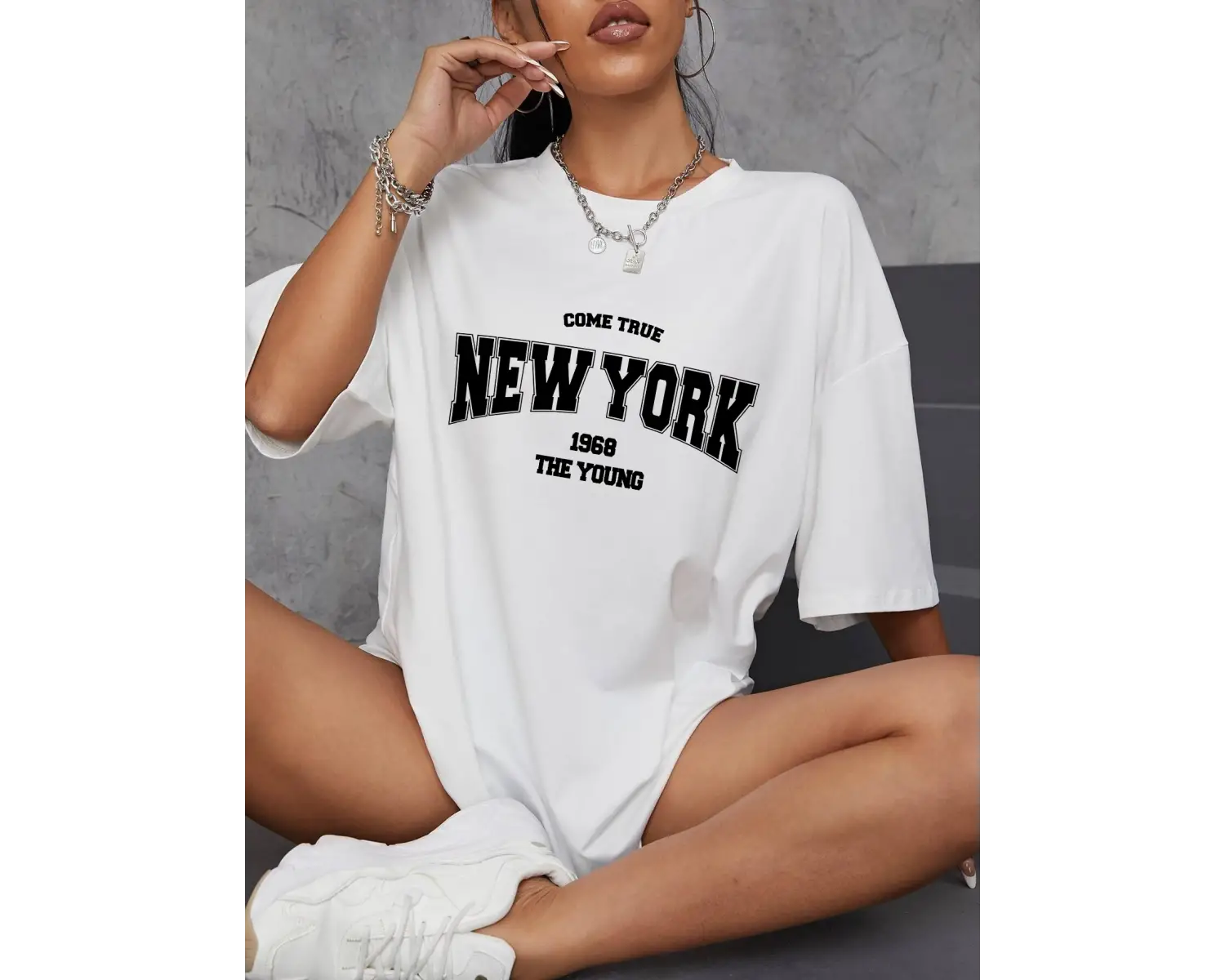 Urban Pop Graphic Kadın Tişört KoleksiyonuKod 5114