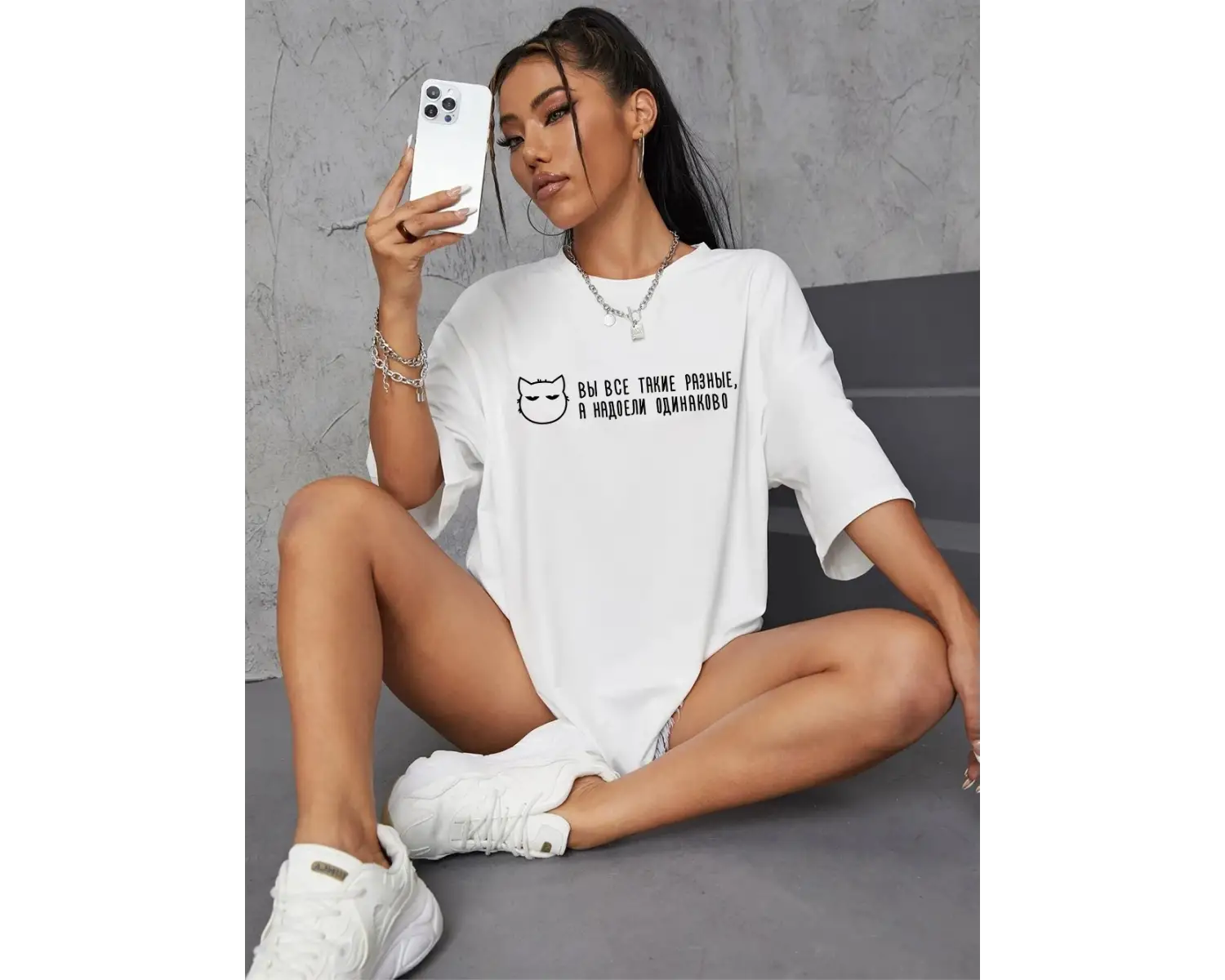 Urban Pop Graphic Kadın Tişört KoleksiyonuKod 5119