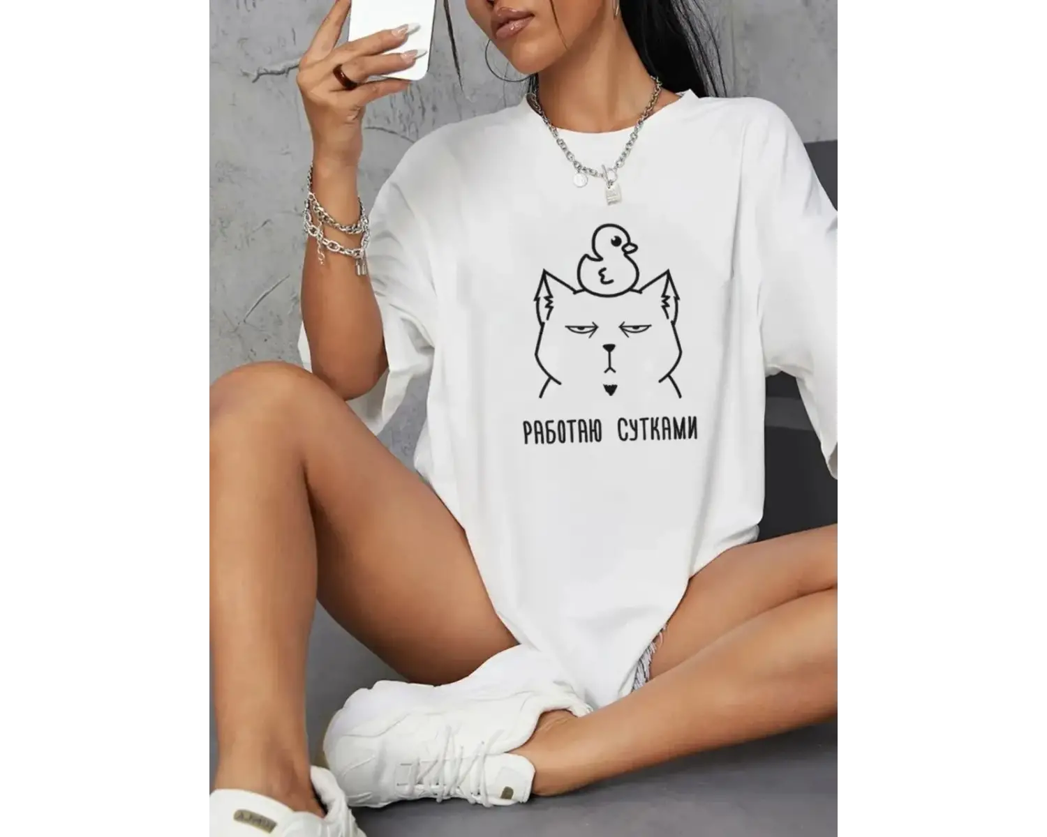 Urban Pop Graphic Kadın Tişört KoleksiyonuKod 5119