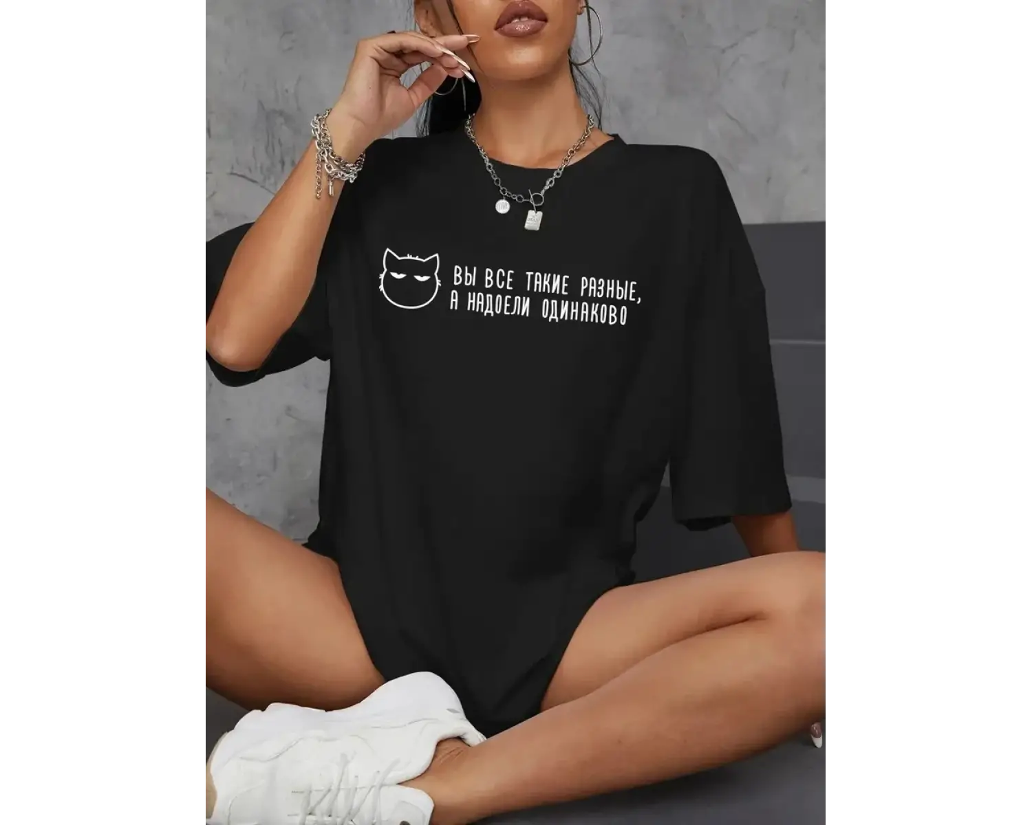 Urban Pop Graphic Kadın Tişört KoleksiyonuKod 5119