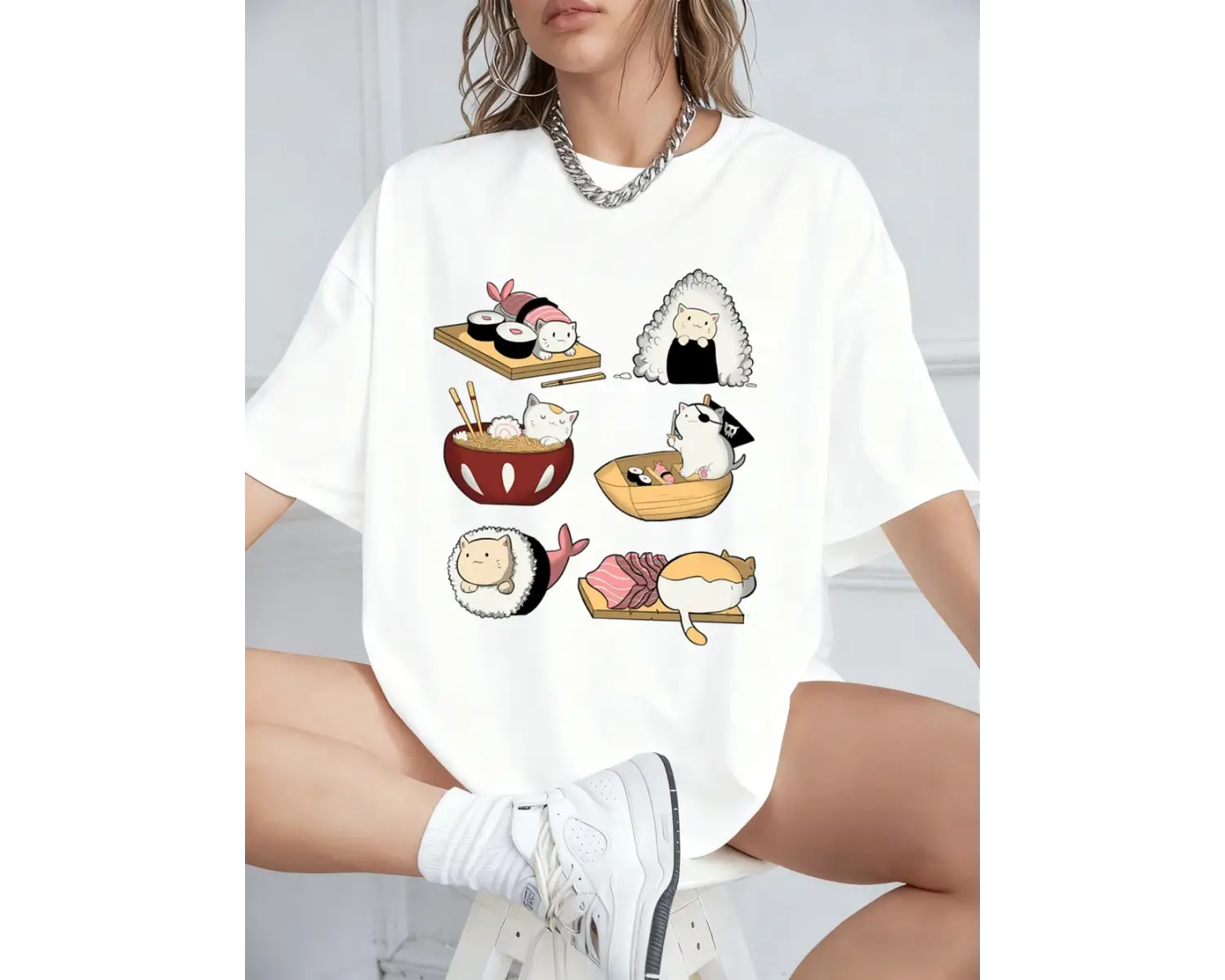 Urban Pop Graphic Kadın Tişört KoleksiyonuKod 5124