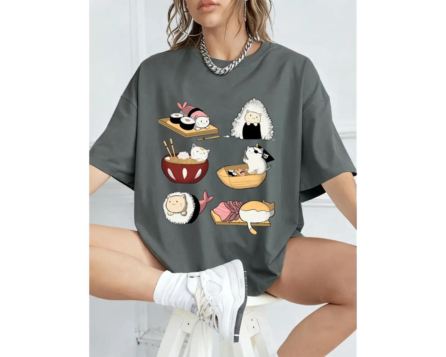 Urban Pop Graphic Kadın Tişört KoleksiyonuKod 5124