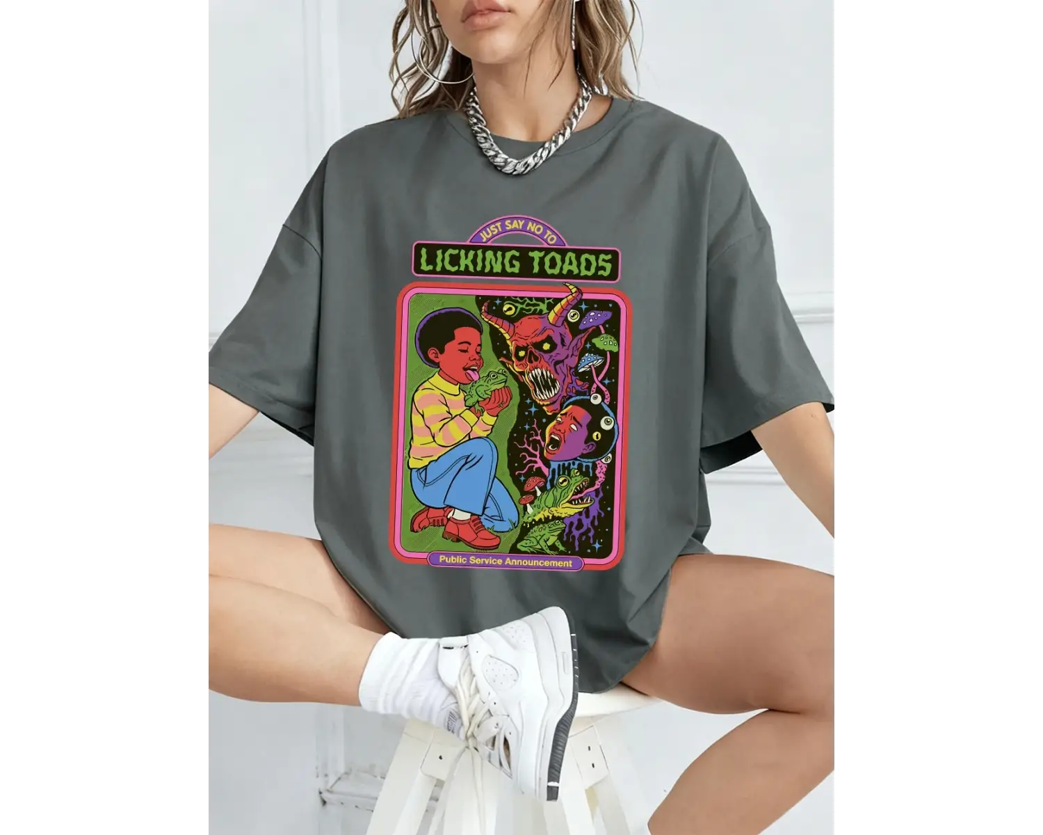 Urban Pop Graphic Kadın Tişört KoleksiyonuKod 5132