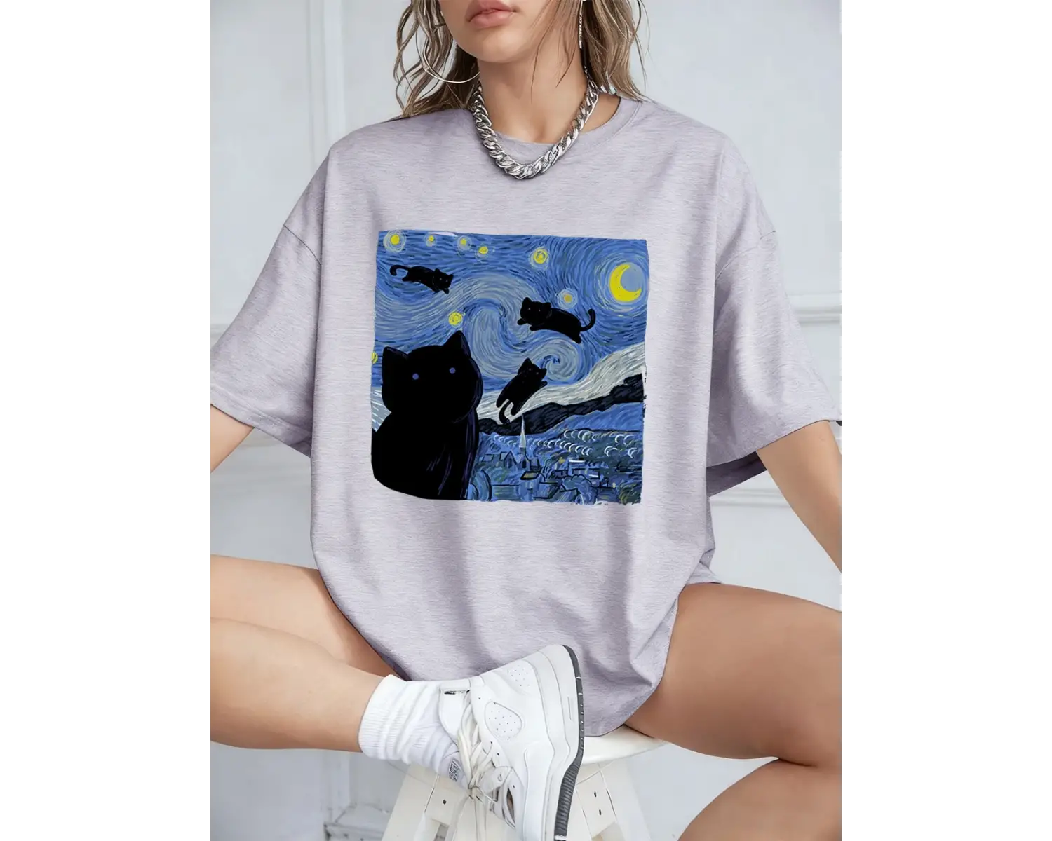 Urban Pop Graphic Kadın Tişört KoleksiyonuKod 5137