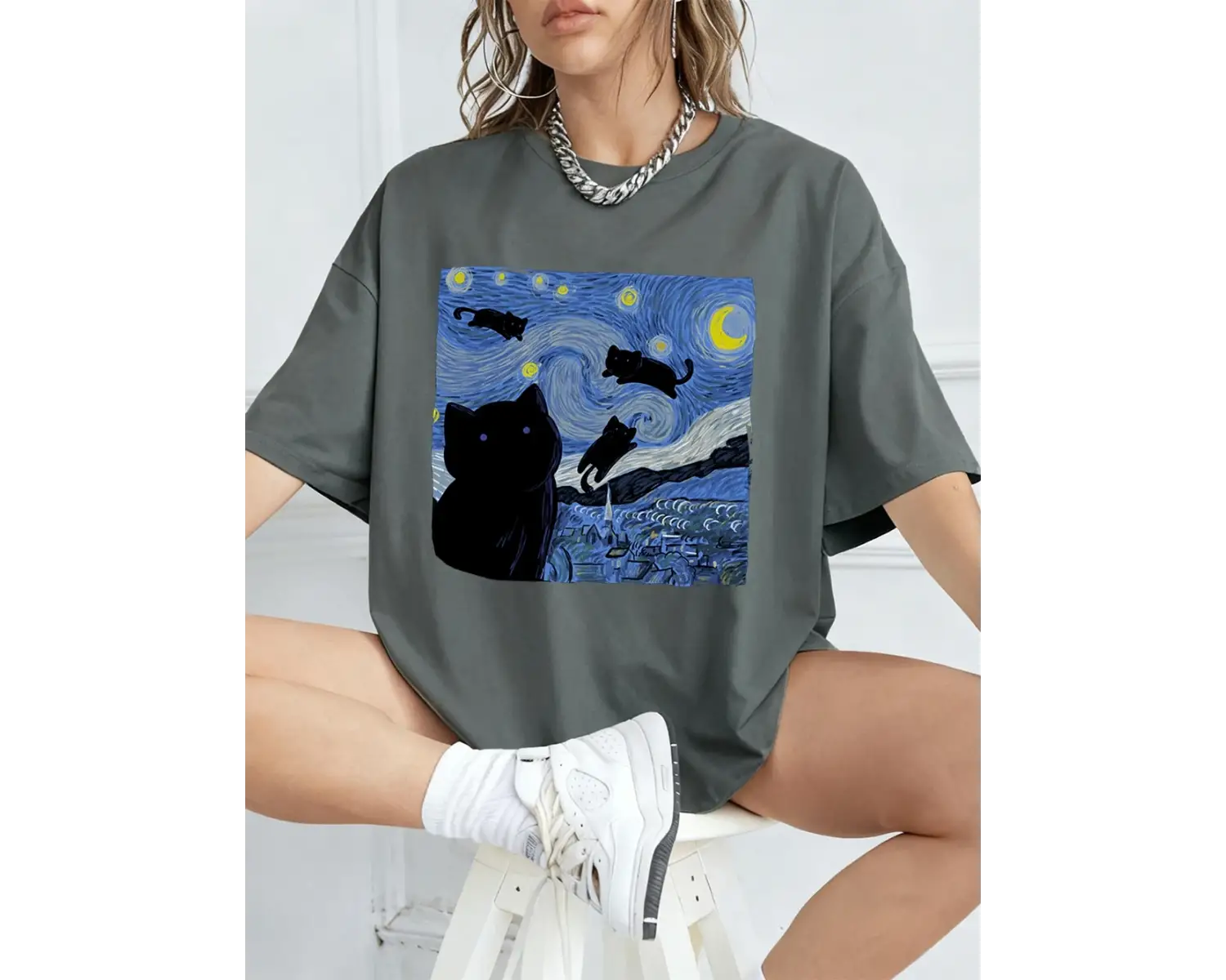 Urban Pop Graphic Kadın Tişört KoleksiyonuKod 5137