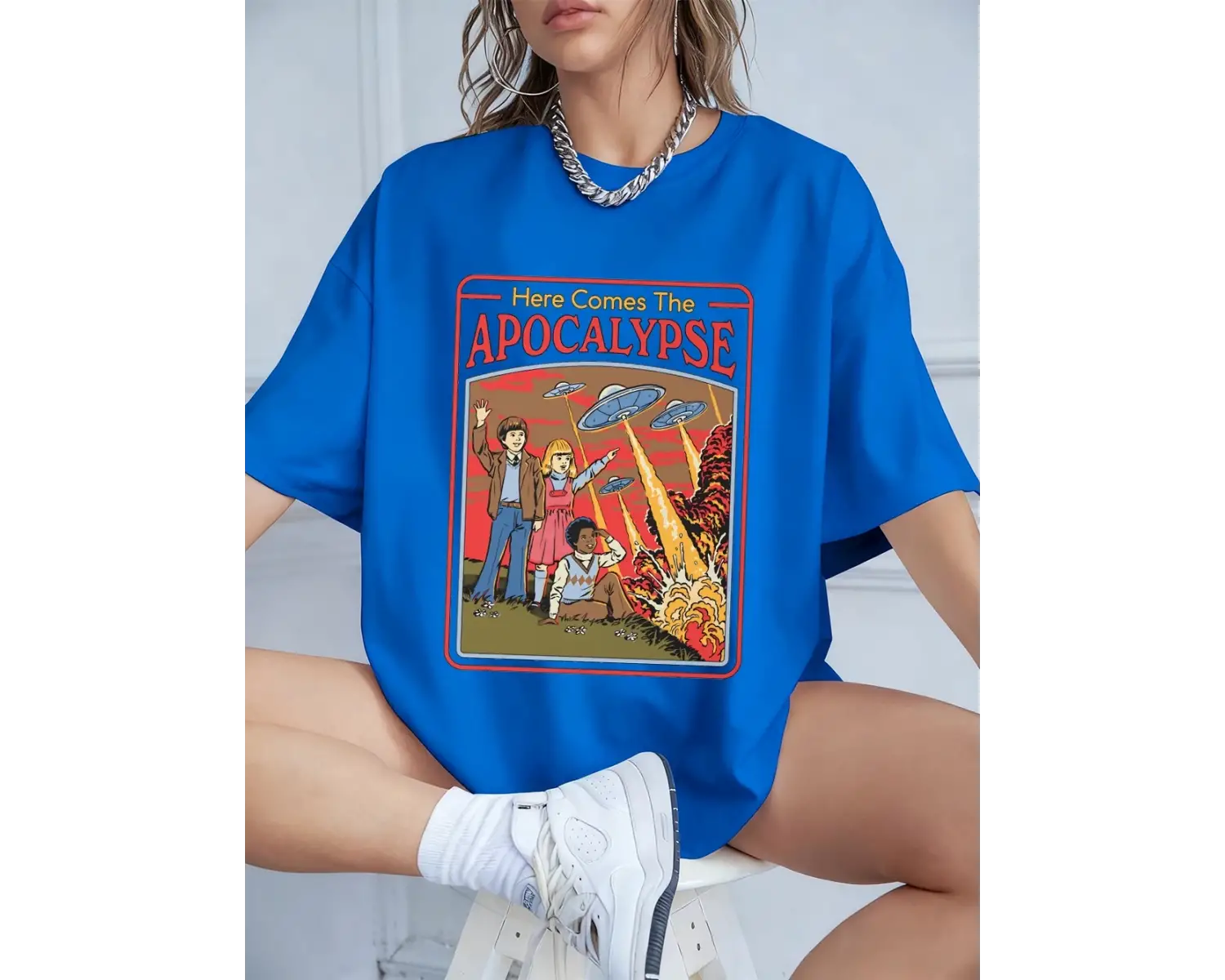 Urban Pop Graphic Kadın Tişört KoleksiyonuKod 5138