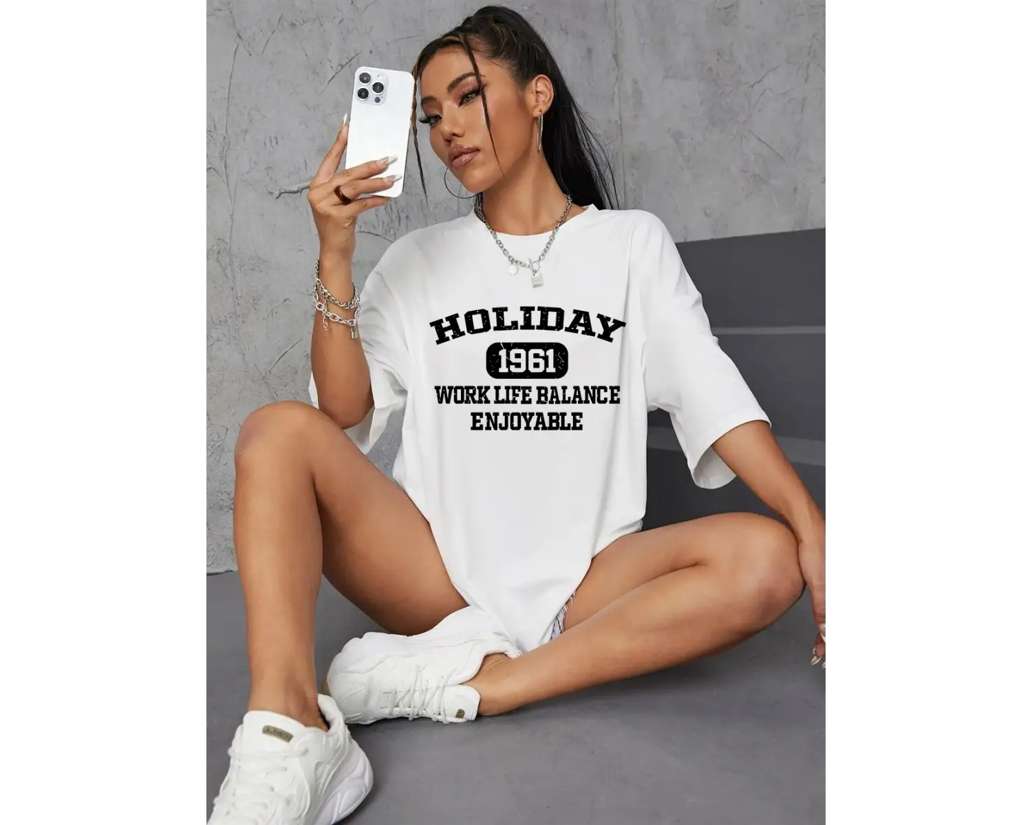 Urban Pop Graphic Kadın Tişört KoleksiyonuKod 5146