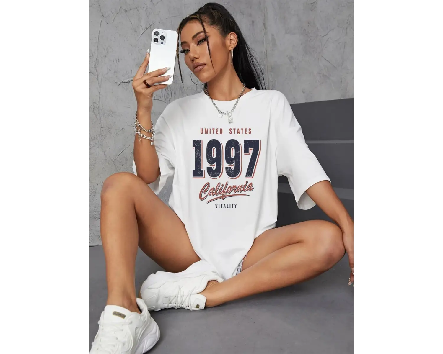 Urban Pop Graphic Kadın Tişört KoleksiyonuKod 5174