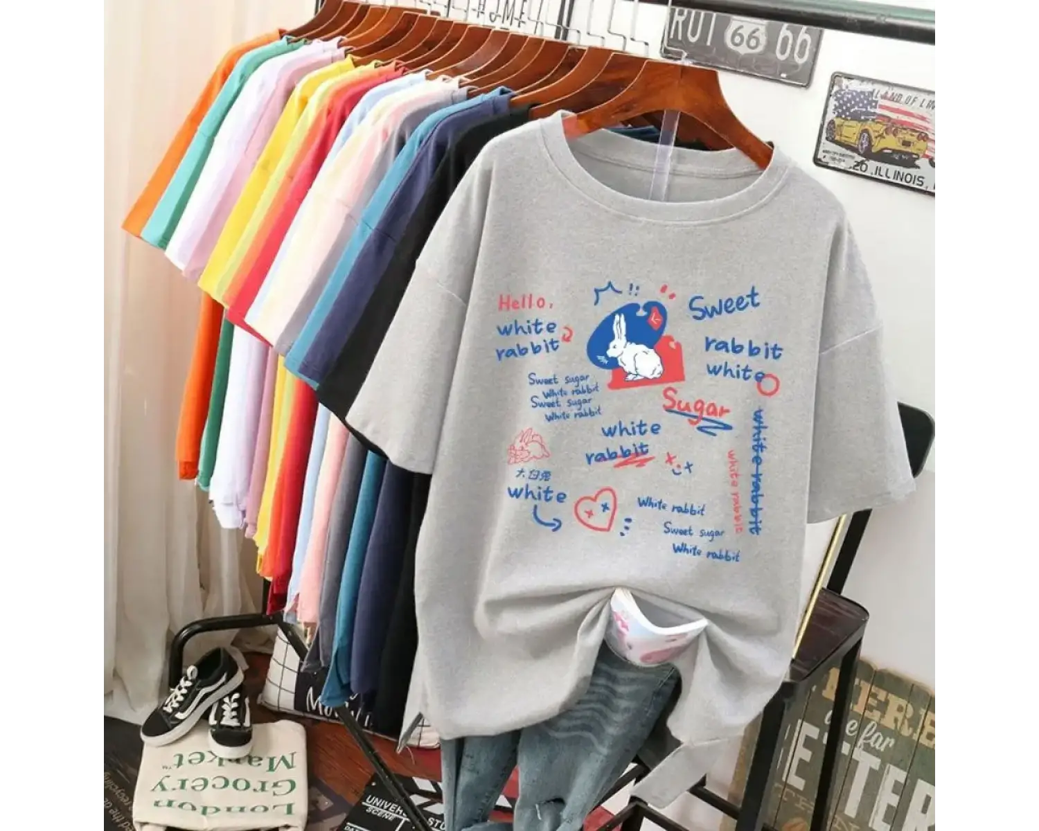 Urban Pop Graphic Kadın Tişört KoleksiyonuKod 5203